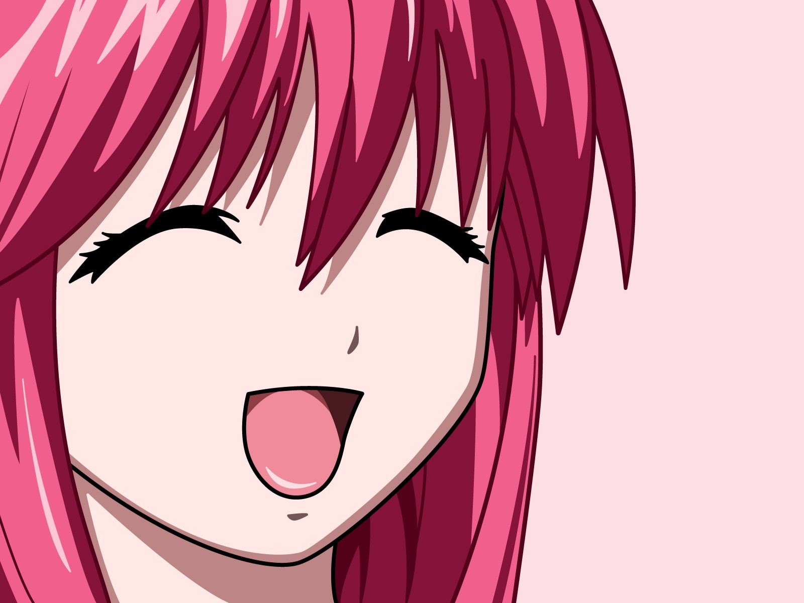 720P, elfen, pink, lied, nyu, hair, HD Wallpaper