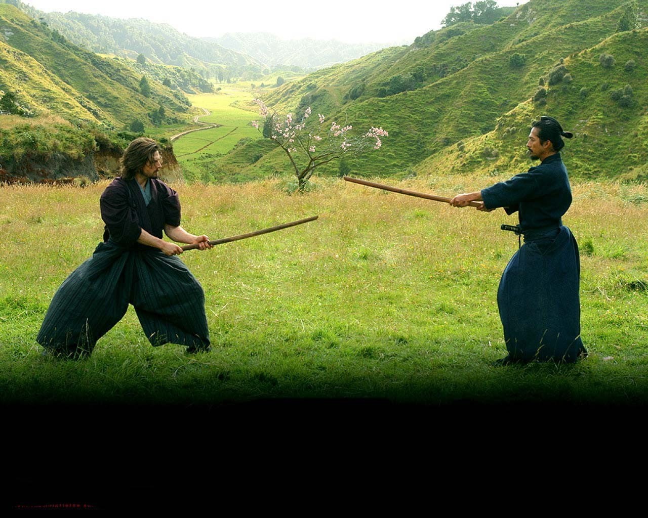 scenics - nature, mountain, full length, land, leisure activity, non-urban scene, men, The Last Samurai, real people, green color, women, Nathan Algren, HD Wallpaper