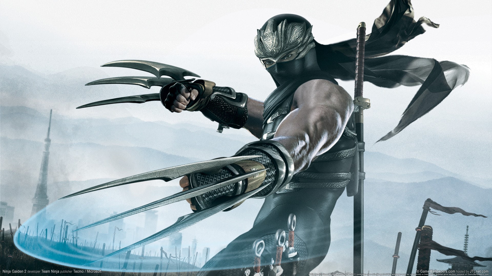 gaiden, 1080P, p, game, hdtv, ninja, character, HD Wallpaper