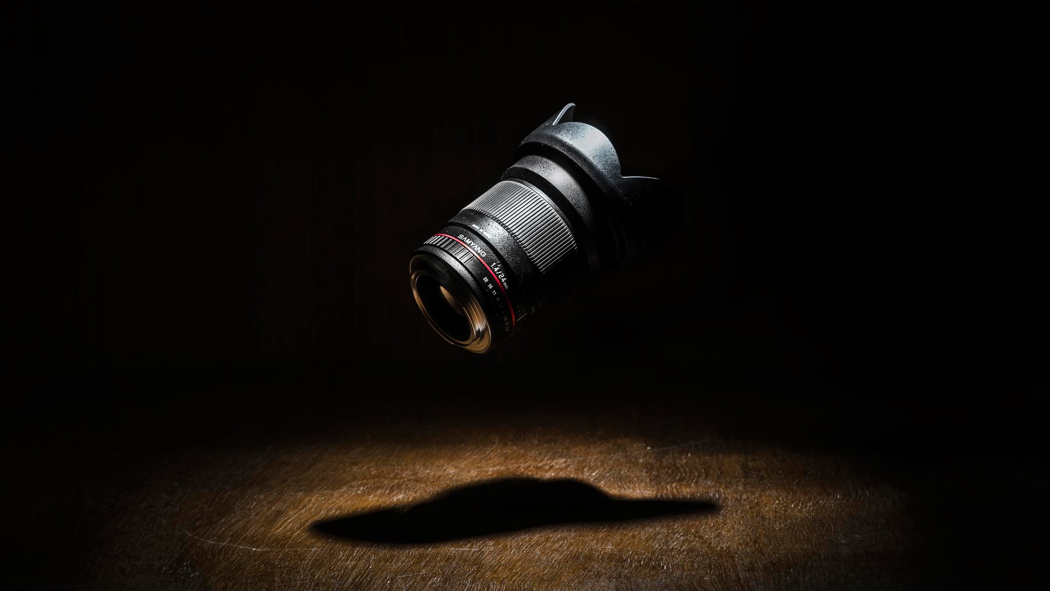 1080P, lens, shadow, light, Samyang, HD Wallpaper
