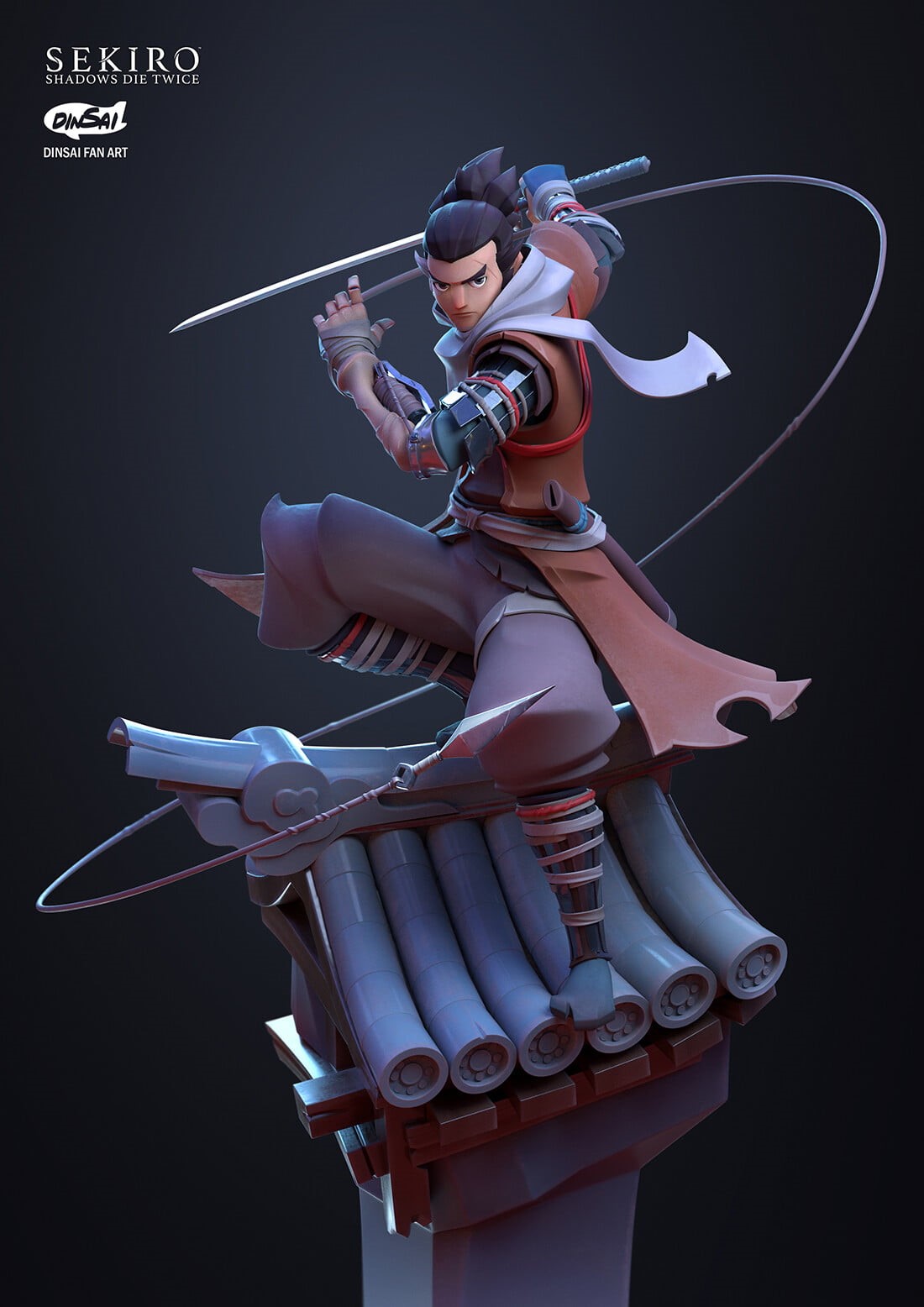 fan art, 720P, ArtStation, Sekiro: Shadows Die Twice, artwork, Phone HD Wallpaper