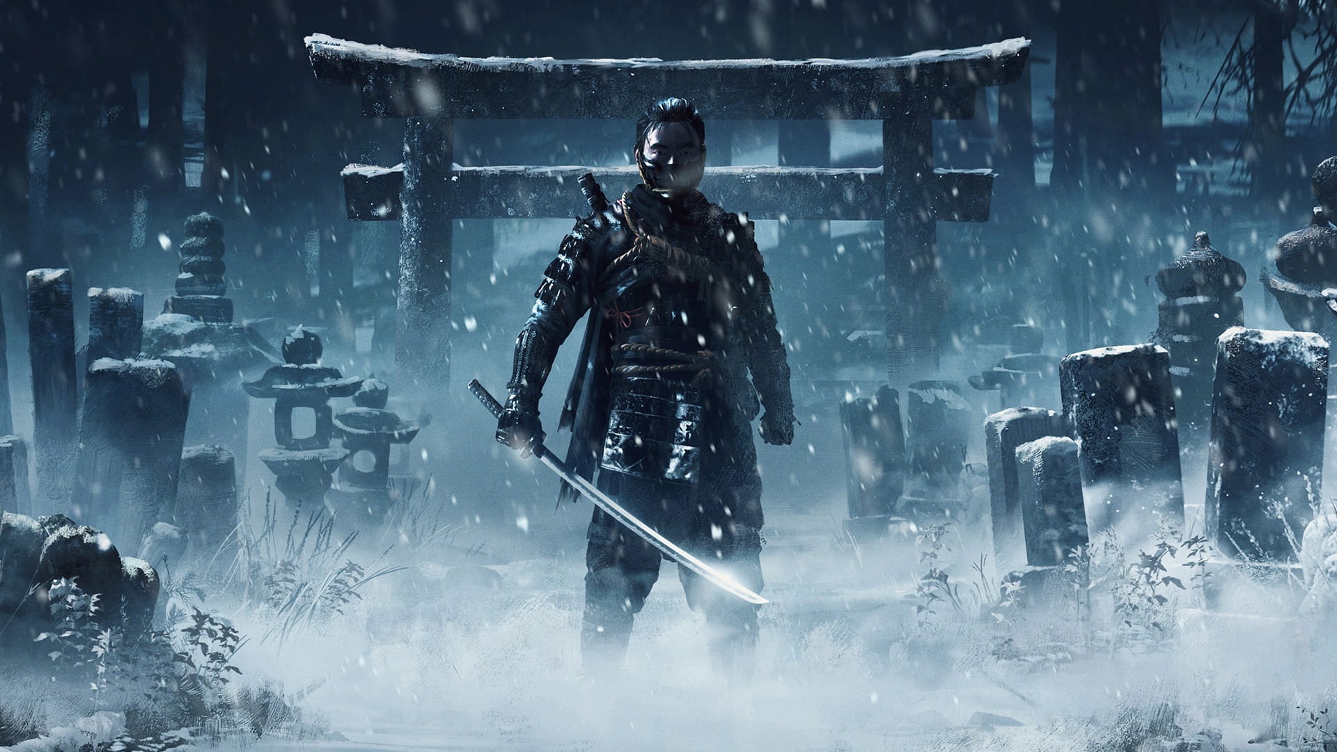 tsushima, 1080P, ghost, HD Wallpaper