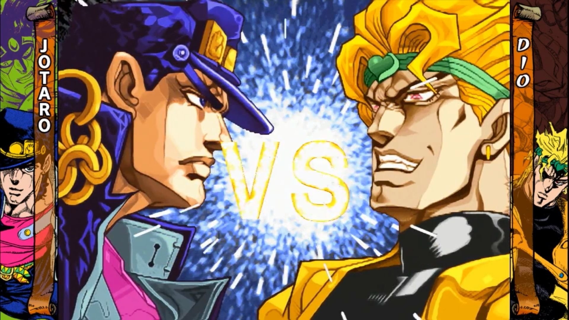 Jojos Bizarre Adventure, 1080P, Jotaro Kujo, Anime, Dio Brando, HD Wallpaper