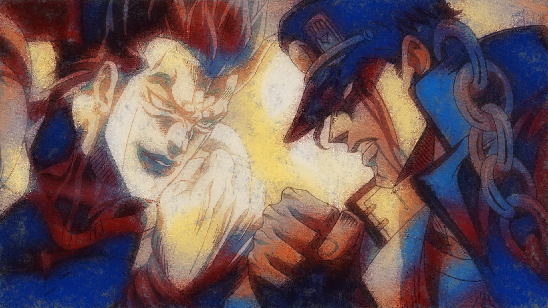 Jojos Bizarre Adventure, Dio Brando, Jotaro Kujo, 1080P, Anime, HD Wallpaper