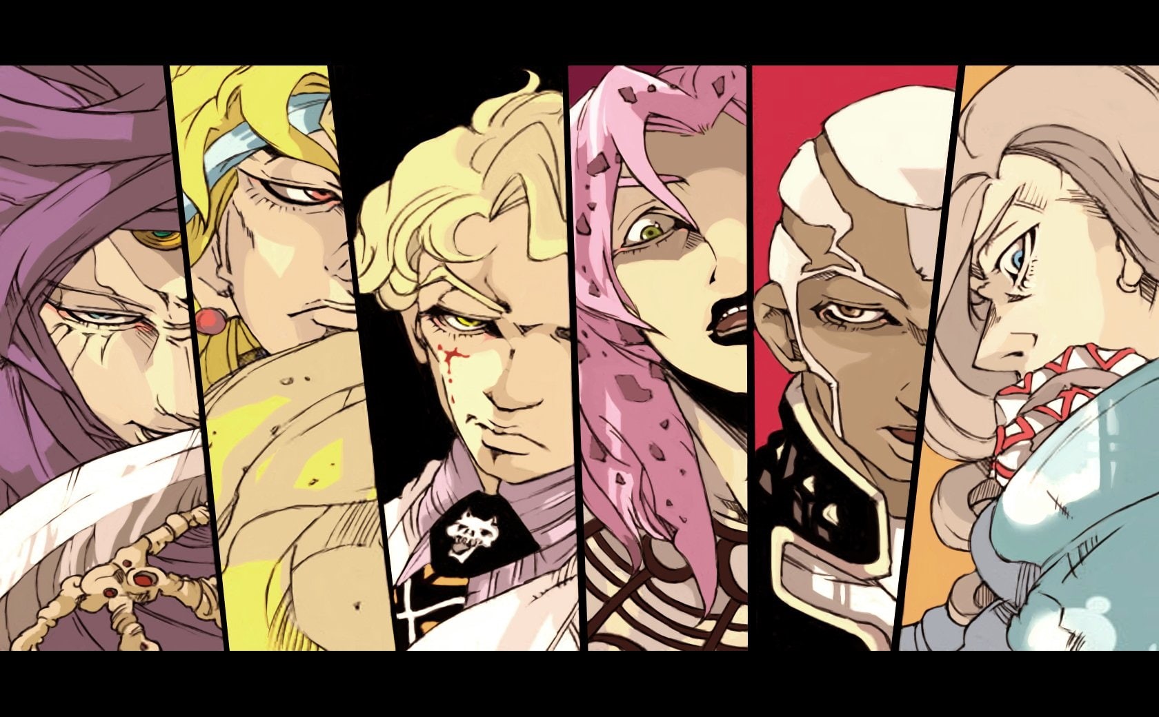 Anime, Yoshikage Kira, Kars (Jojos Bizarre Adventure), Enrico Pucci, Jojos Bizarre Adventure, Diavolo (Jojos Bizarre Adventure), 720P, Funny Valentine, HD Wallpaper