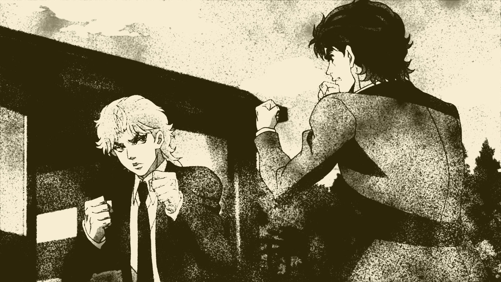 Anime, 1080P, Jojos Bizarre Adventure, Dio Brando, Jonathan Joestar, HD Wallpaper
