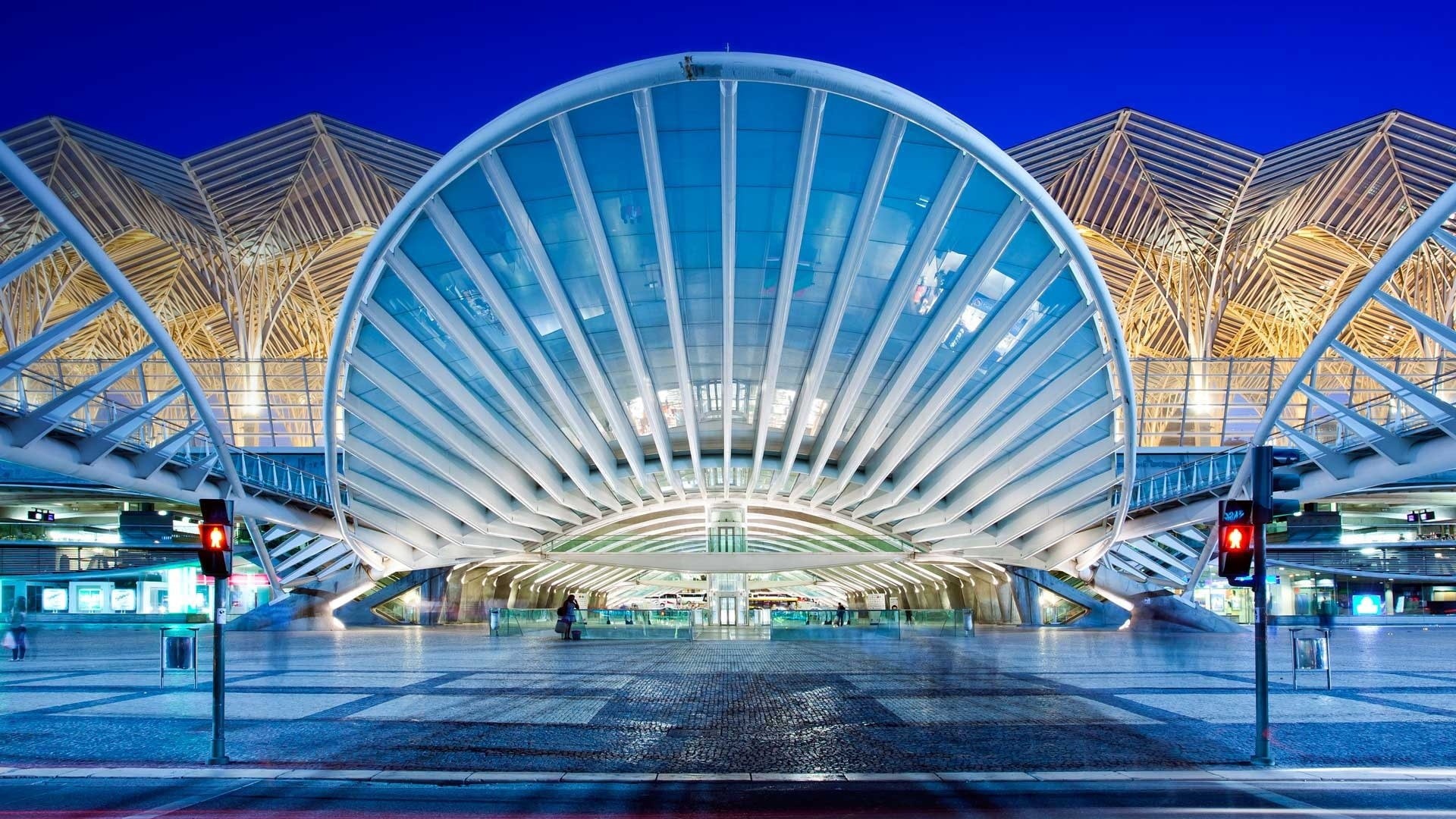 1080P, Oriente, Station, Lisbon, Portugal, HD Wallpaper