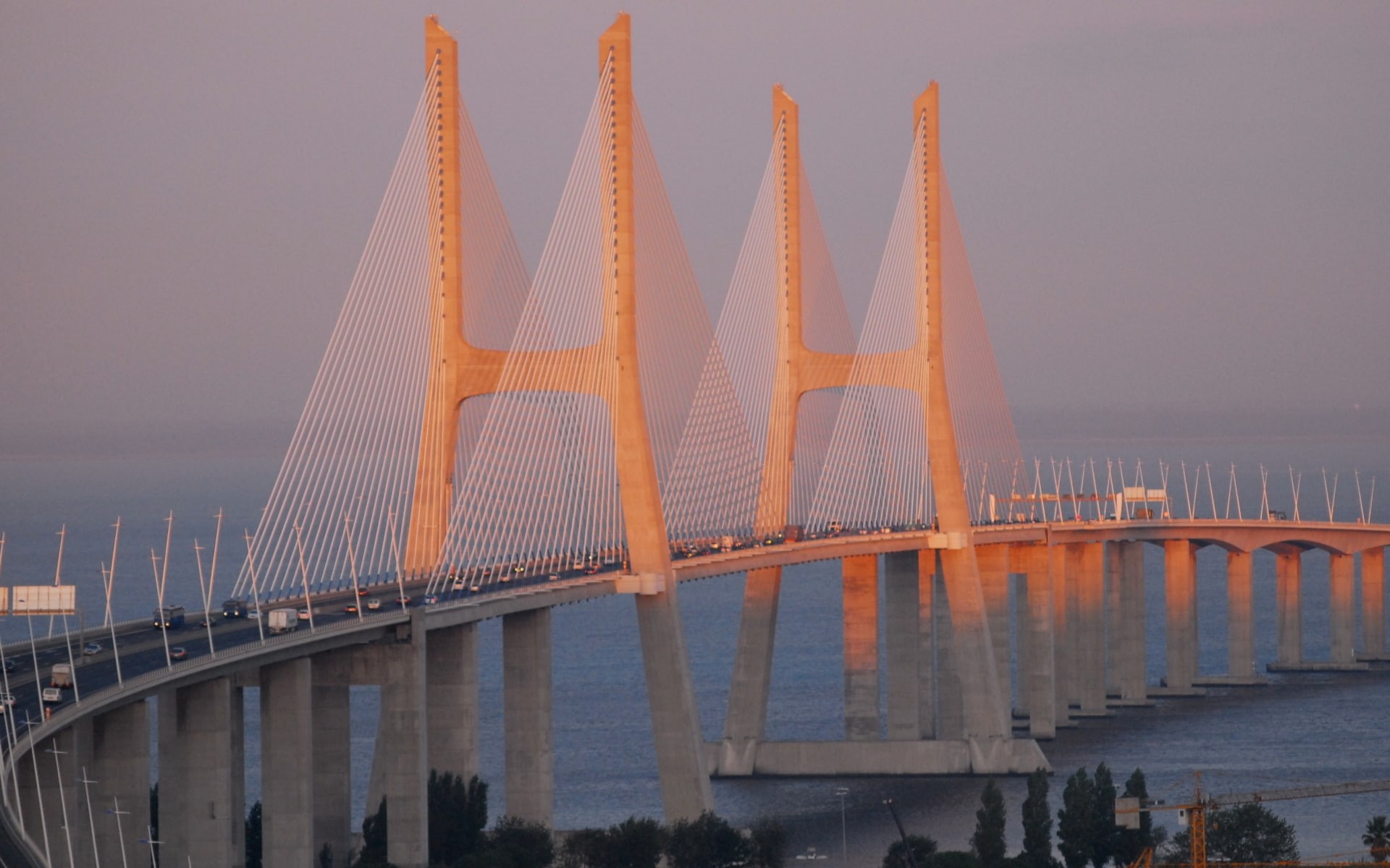Bridges, Vasco da Gama Bridge, 1080P, HD Wallpaper