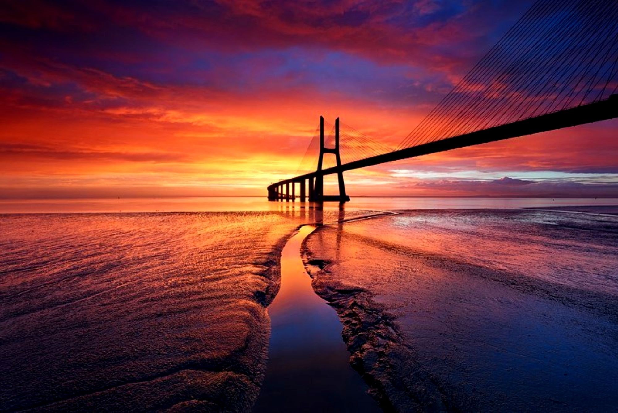 1080P, vasco da gama bridge, HD Wallpaper