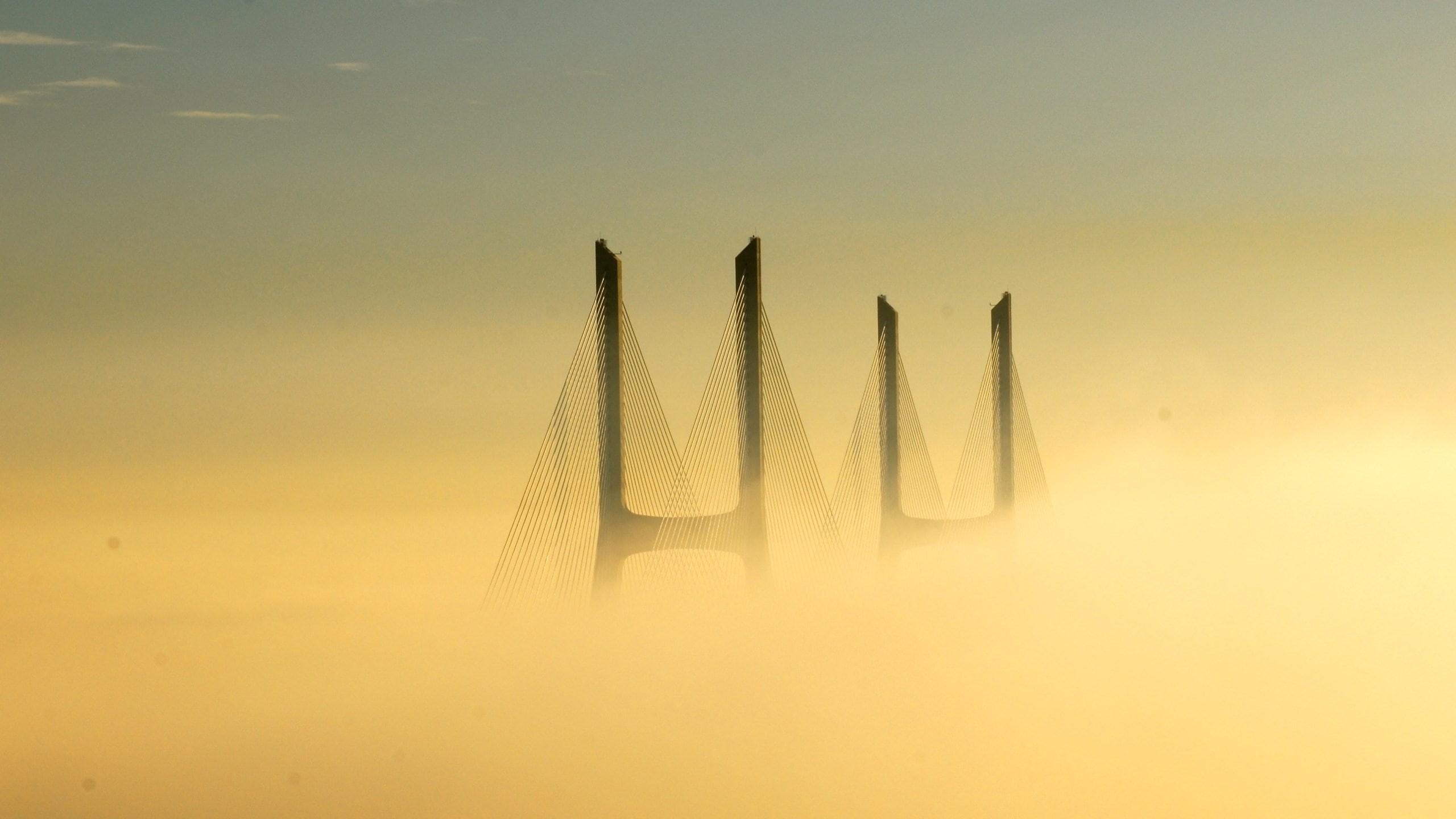 vasco da gama bridge, 2K, HD Wallpaper