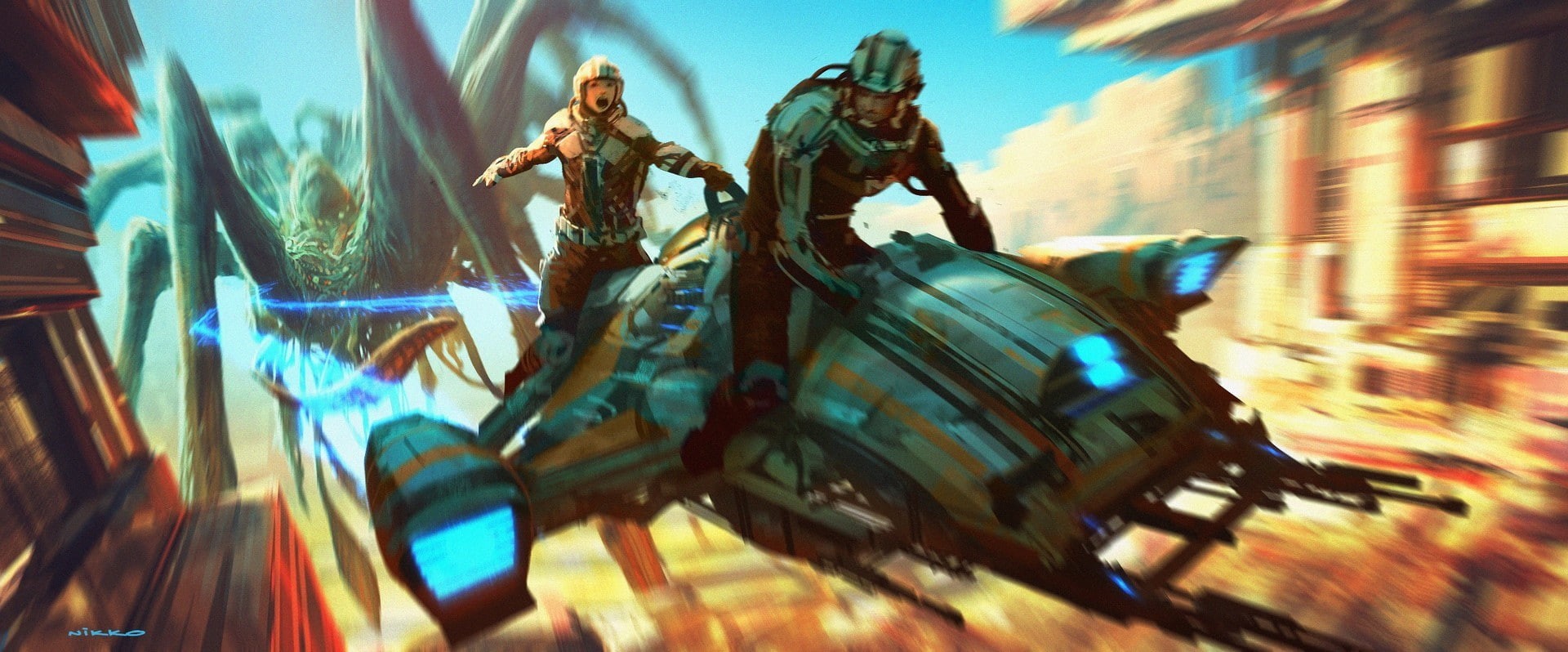 arts culture and entertainment, enjoyment, Nikolai Lockertsen, blurred motion, livestock, speed, on the move, carousel horses, science fiction, young adult, HD Wallpaper