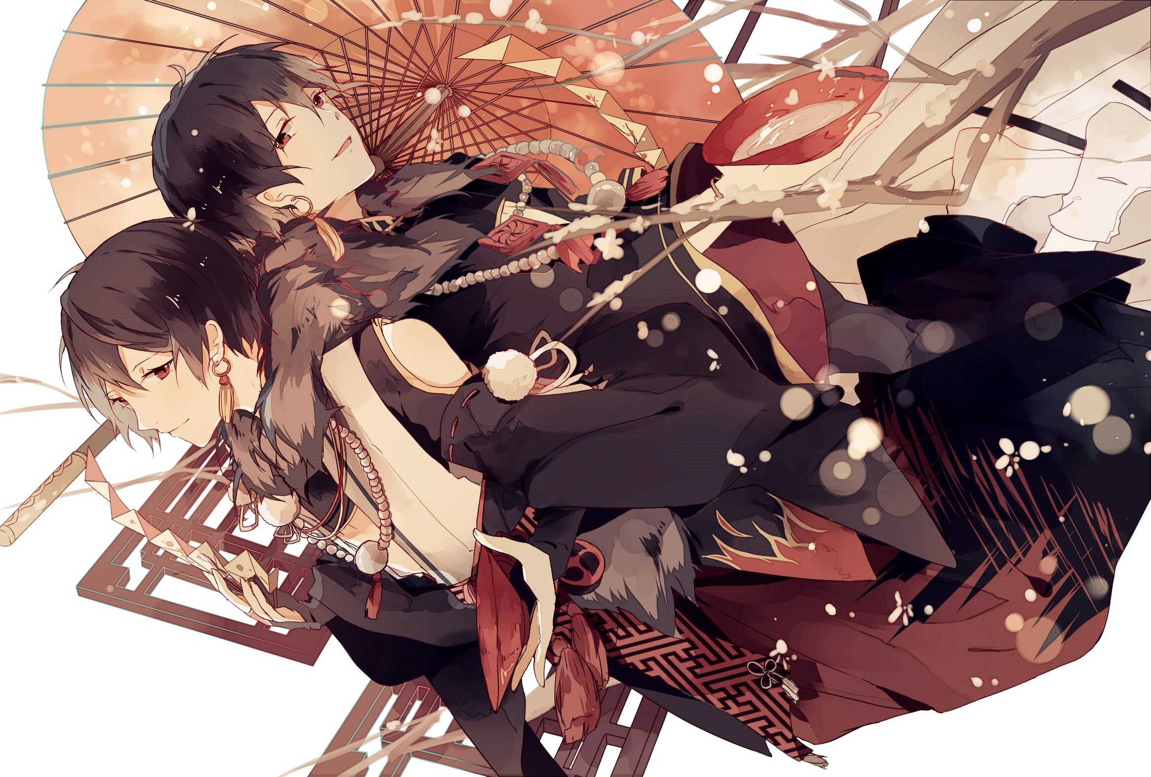 ensemble stars, amusement park ride, shoujo, horse, no people, indoors, sakuma rei, sakuma ritsu, Anime, carousel, low angle view, leisure activity, enjoyment, HD Wallpaper