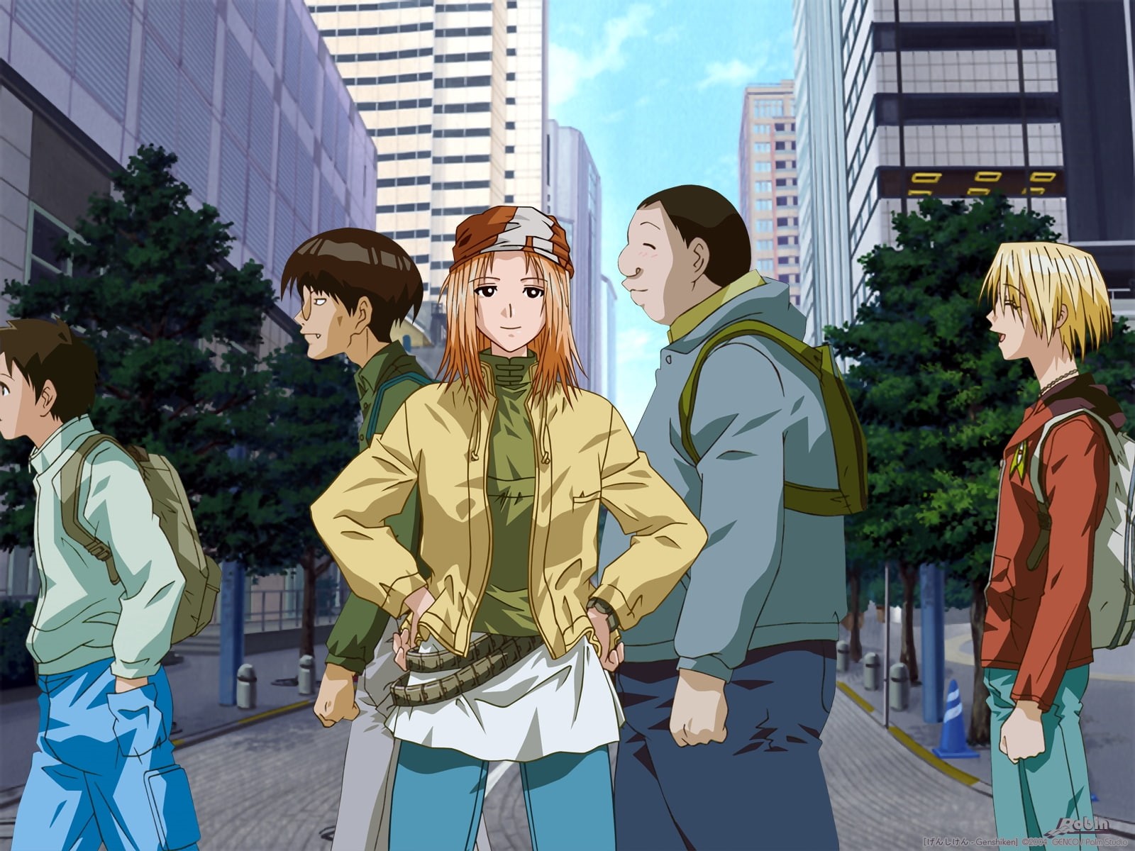 harunobu, kanji, road, mitsunori, kasukabe, makoto, kousaka, parody, sasahara, saki, abbey, 720P, genshiken, kugayama, madarame, HD Wallpaper