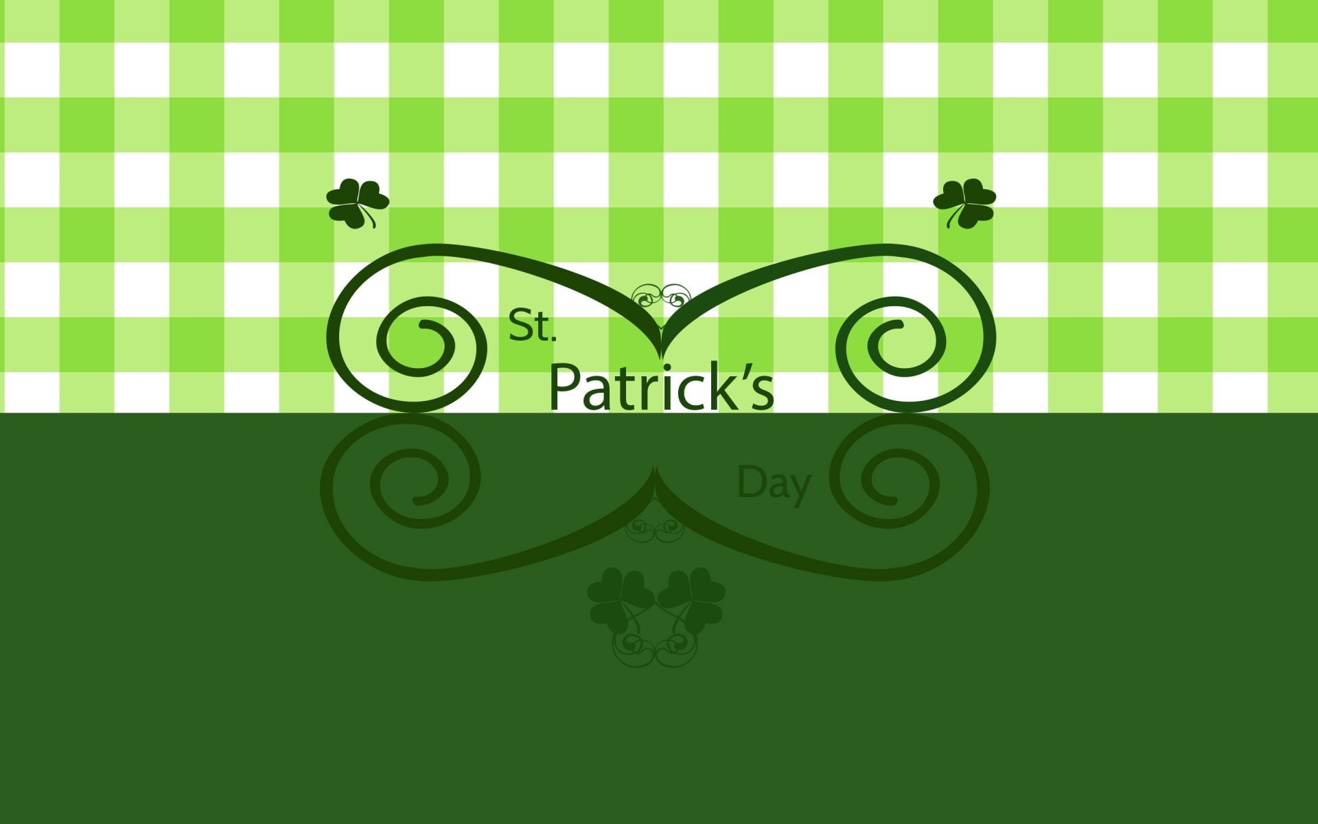 1080P, Checkerboard, St. Patricks Day, Holiday, Green, HD Wallpaper