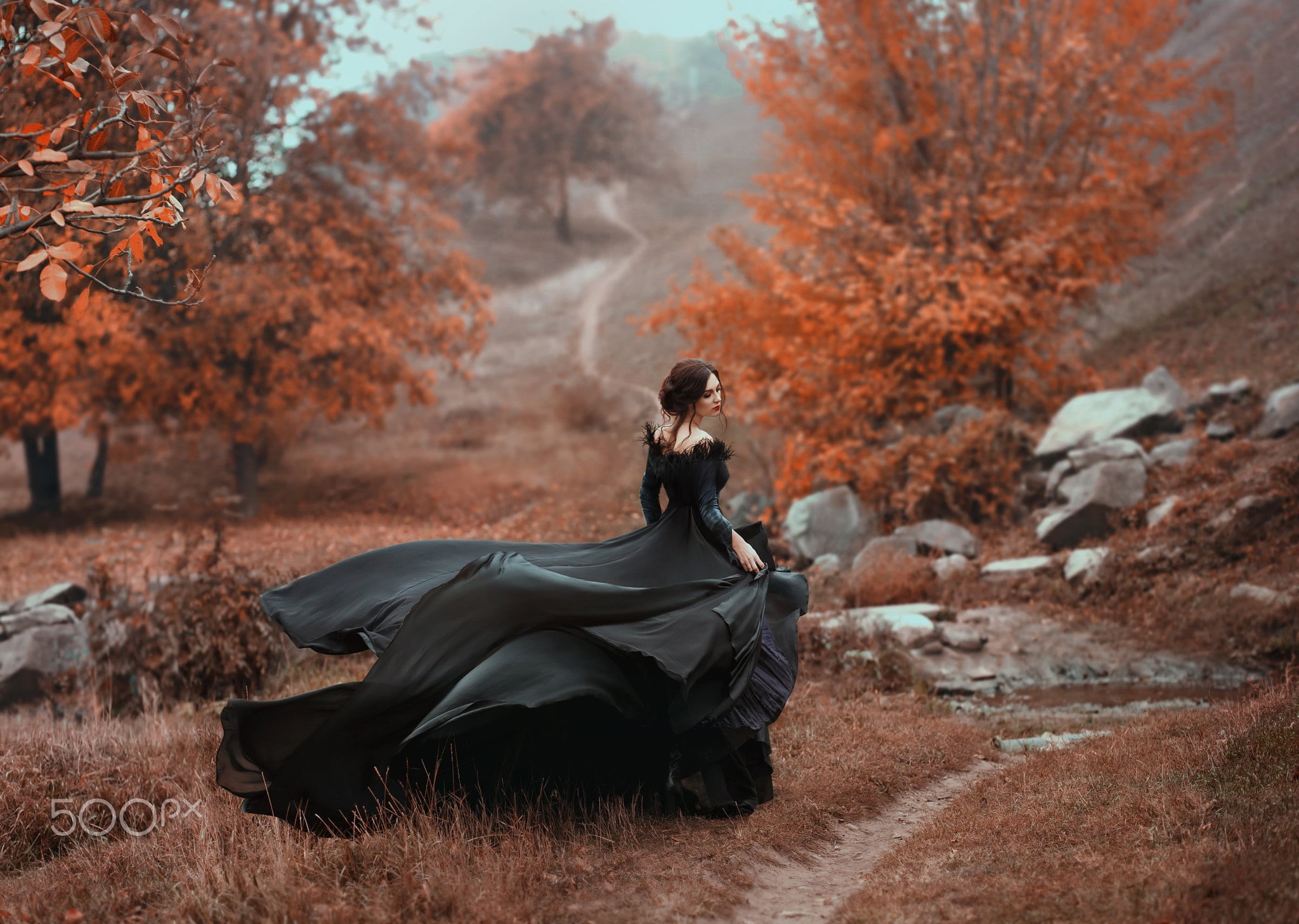 beautiful woman, maxi, plant, wedding, young Adult, dress, red, yellow, woman, nature, happiness, young women, day, long, couple - Relationship, 500px, HD Wallpaper