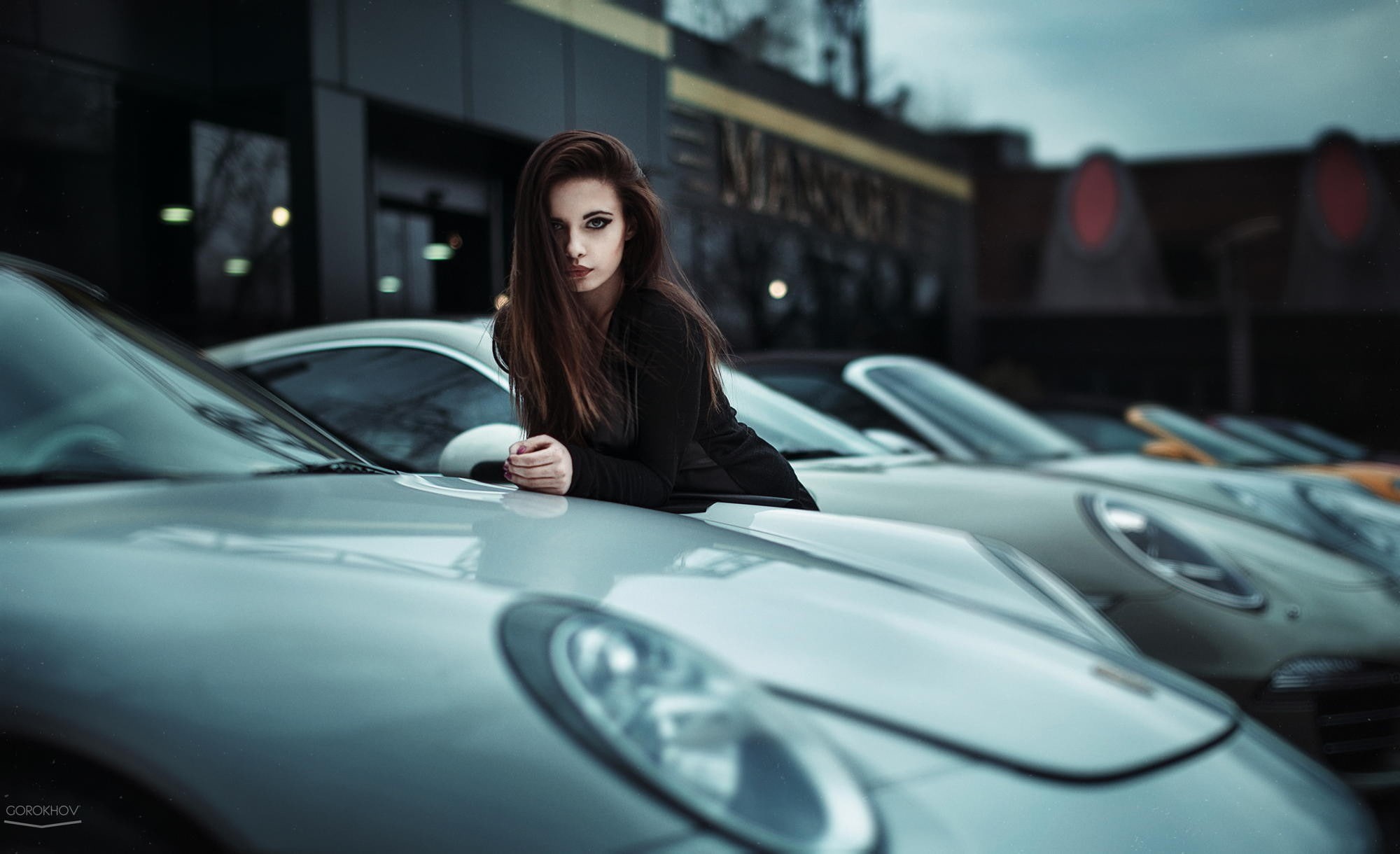 young adult, transportation, beautiful woman, city, photography, model, adult, 500px, looking at camera, standing, young women, mode of transportation, HD Wallpaper