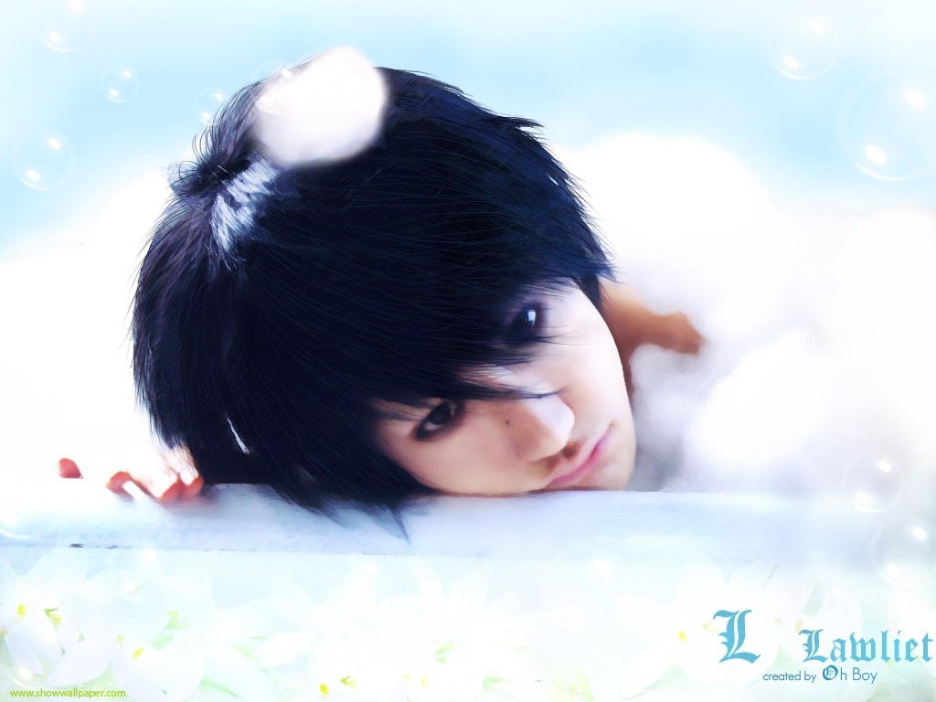 note, death note, anime, art, x, death, hd, lawliet, 480P, l, L Lawliet, HD Wallpaper