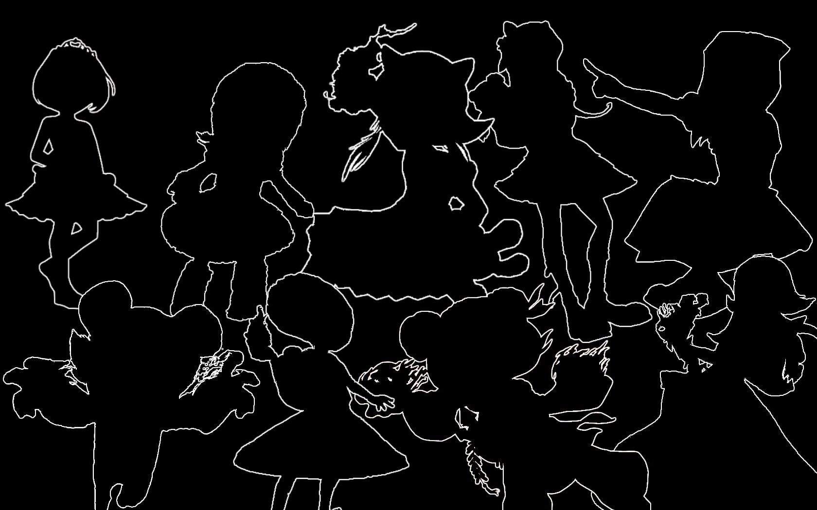 Annie (League of Legends), night, men, adult, outline, side view, people, black color, studio shot, black, black background, group of people, textile, real people, HD Wallpaper