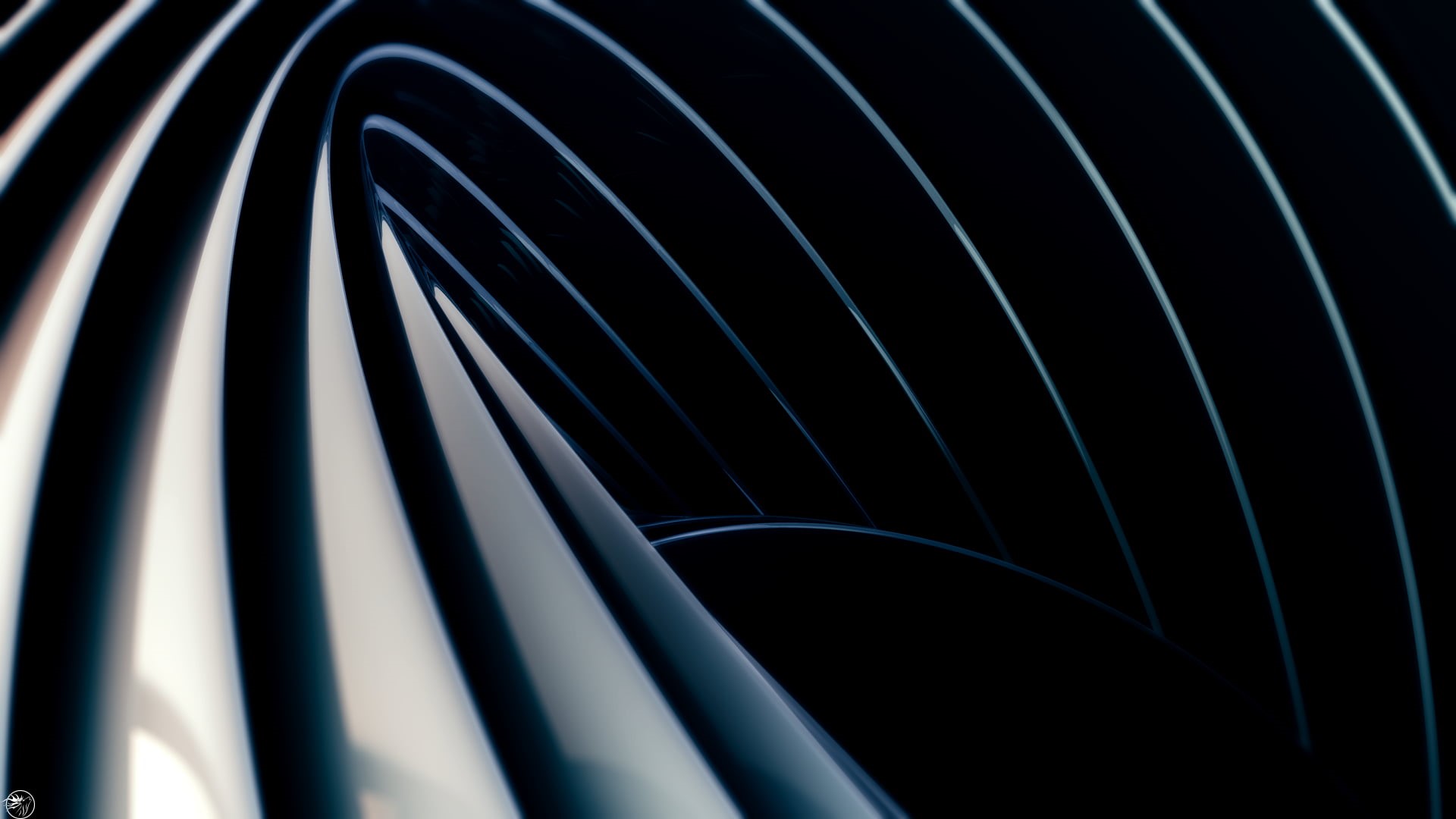 black background, illustration, pattern, design, striped, shape, backgrounds, close-up, power supply, dark, art and craft, studio shot, curves, creativity, HD Wallpaper