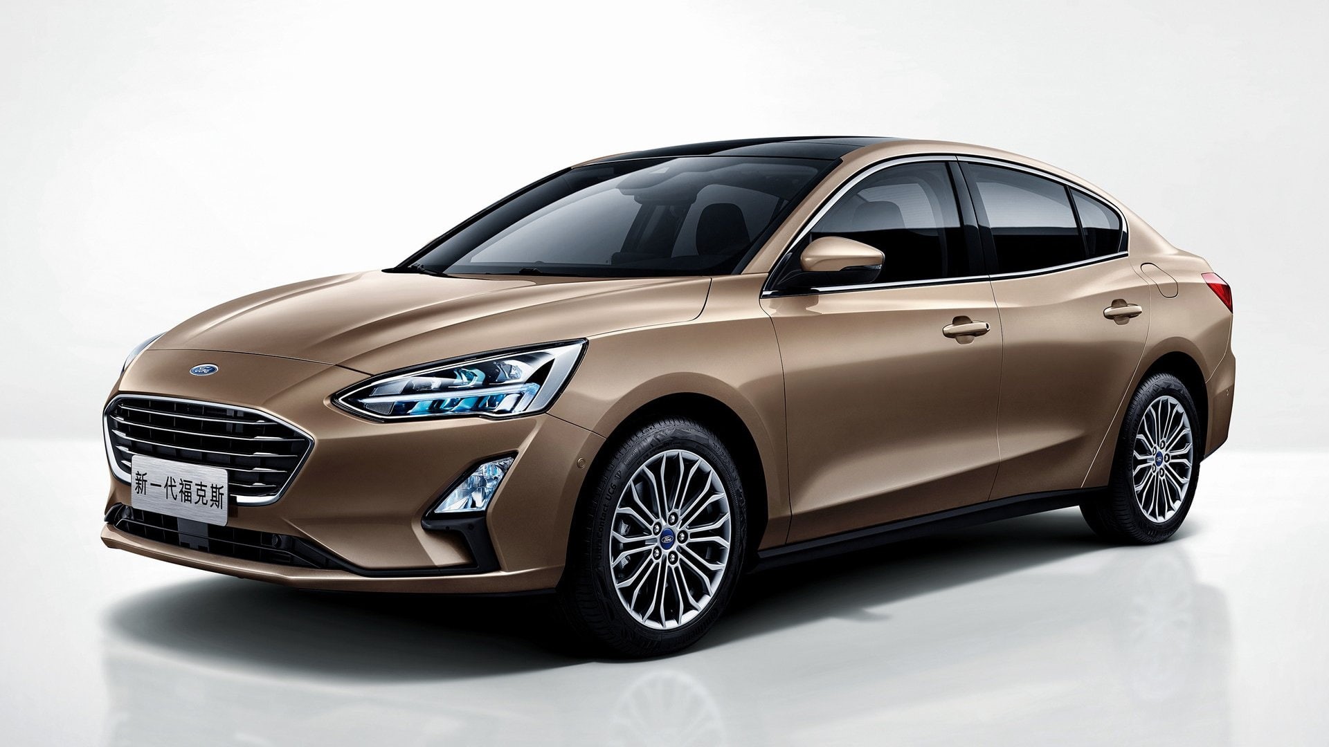 Car, Ford, Brown Car, 1080P, Ford Focus Titanium Sedan, Sedan, HD Wallpaper