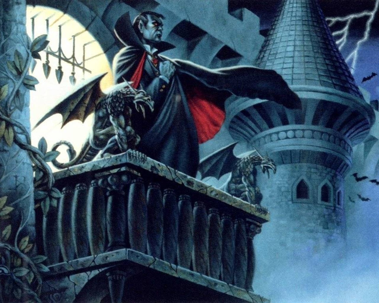 art and craft, place of worship, religion, Game, Dungeons and Dragons, dracula, architecture, Ravenloft, building, built structure, belief, low angle view, HD Wallpaper