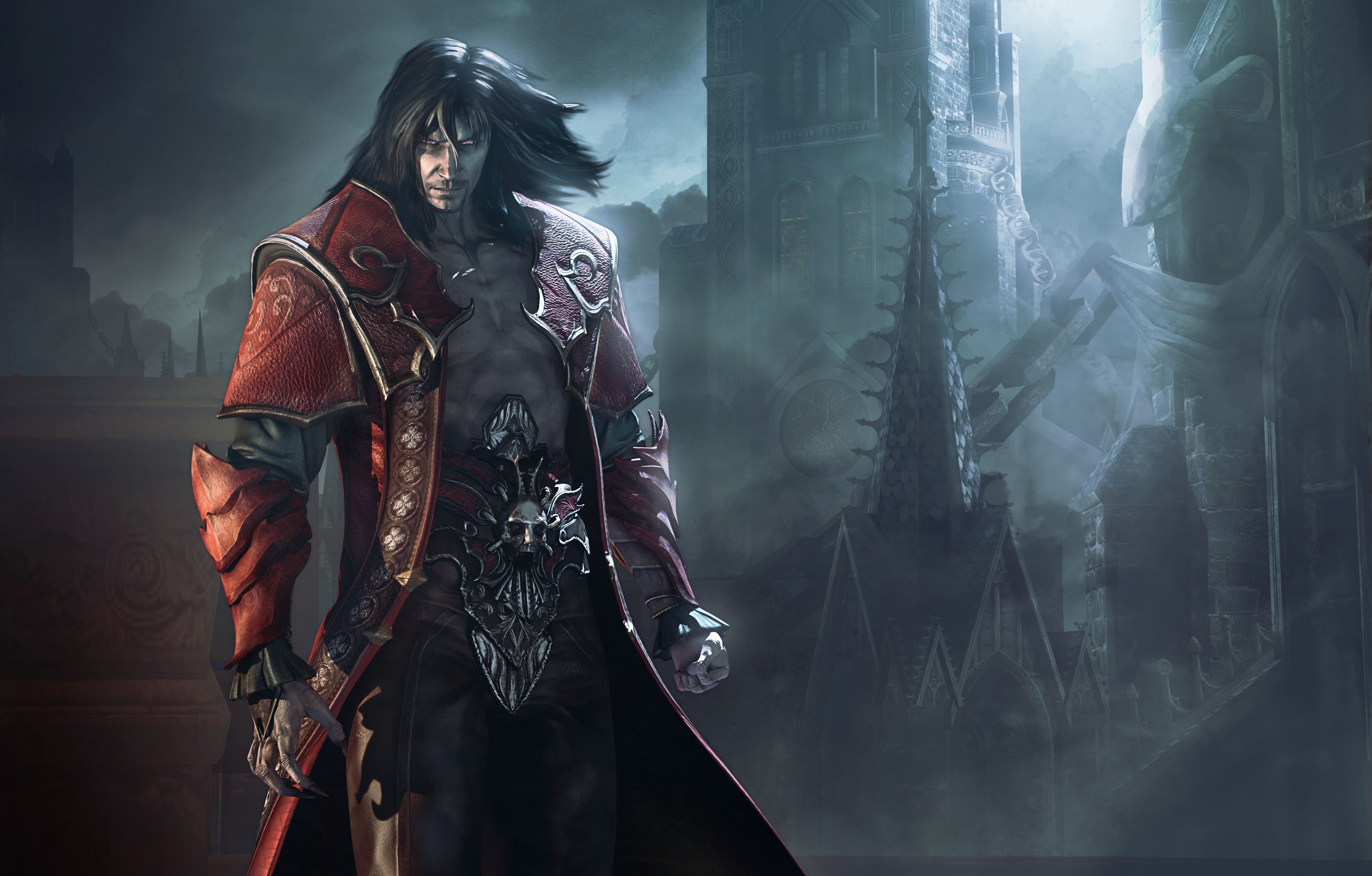 The Prince Of Darkness, Castlevania: Lords of Shadow 2, Dracula, Konami, Prince of Darkness, cloak, Gabriel Belmont, vampire, look, 2K, hair, MercurySteam Entertainment, HD Wallpaper