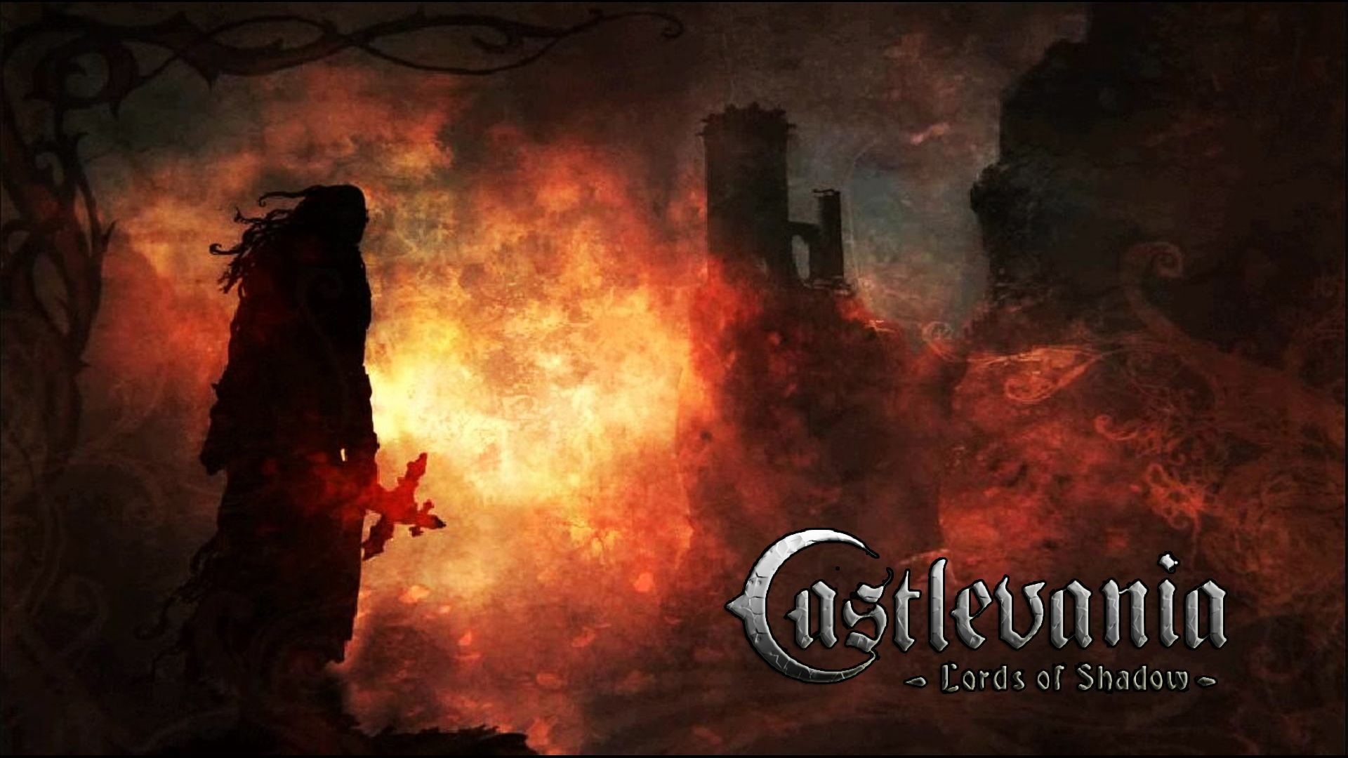 Castlevania, video games, text, 1080P, Video Game Art, logo, Castlevania: Lords of Shadow, HD Wallpaper
