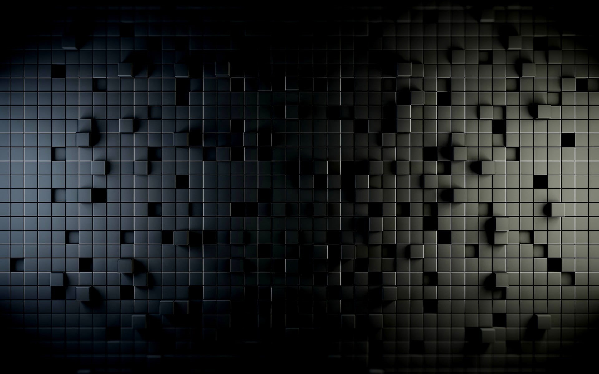 auto post production filter, cube, night, communication, render, white color, 1080P, textured, tile, no people, design, black color, square, untitled, HD Wallpaper