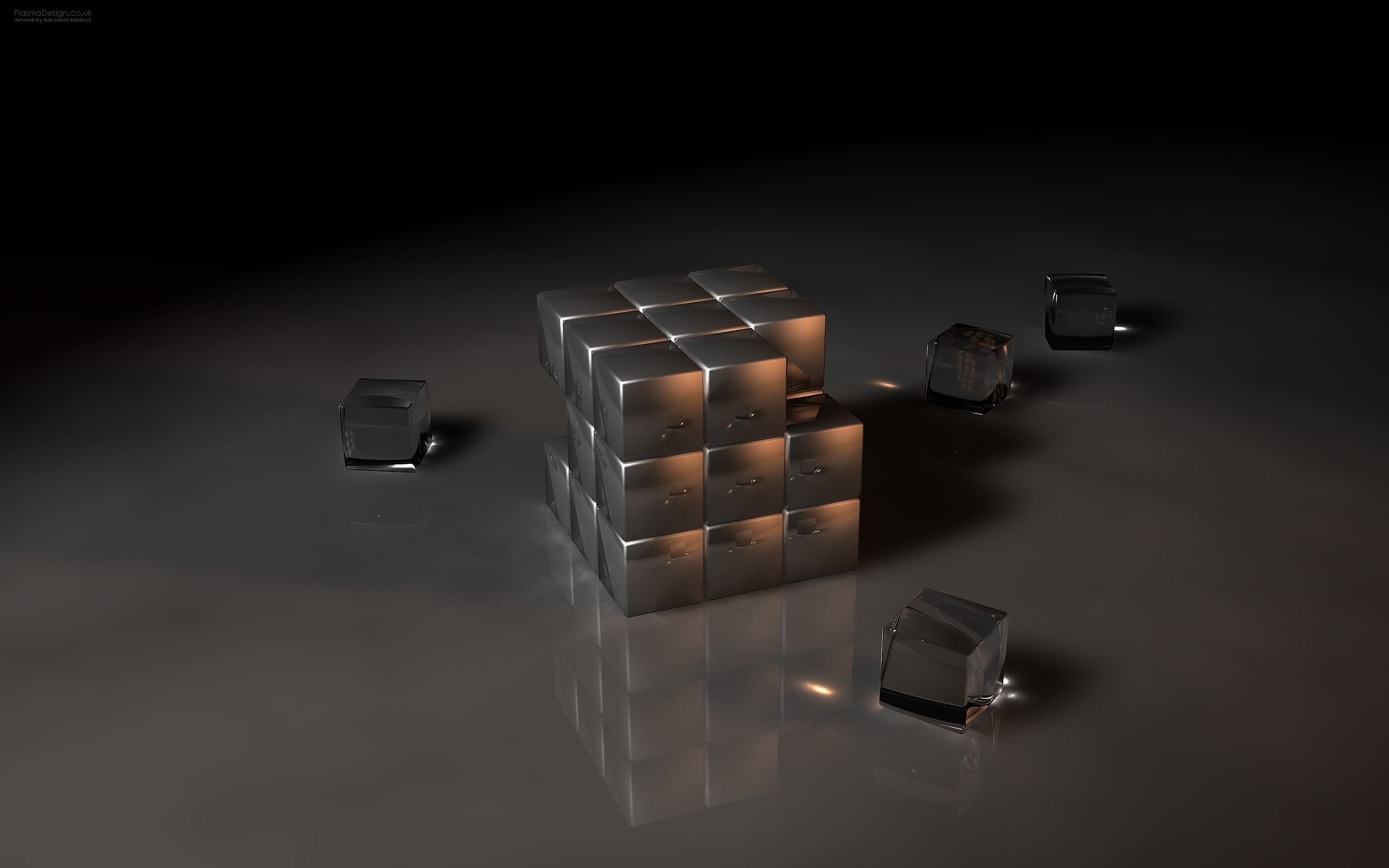 background, cube, 2K, rubiks, black, game, HD Wallpaper