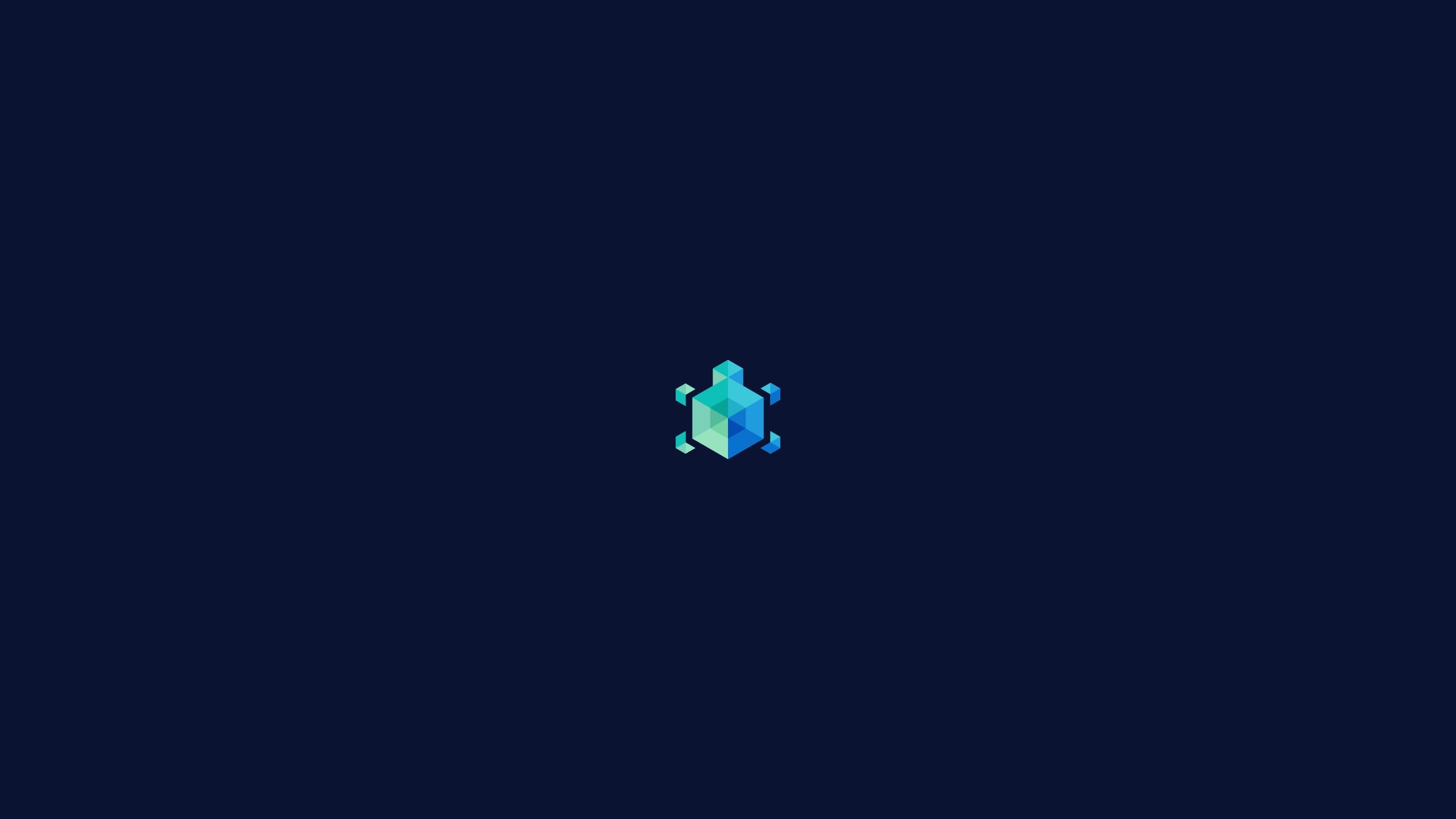 2K, geometry, sky, cut out, studio shot, low angle view, multi colored, blue background, indoors, turtle, no people, full frame, cube, representation, HD Wallpaper