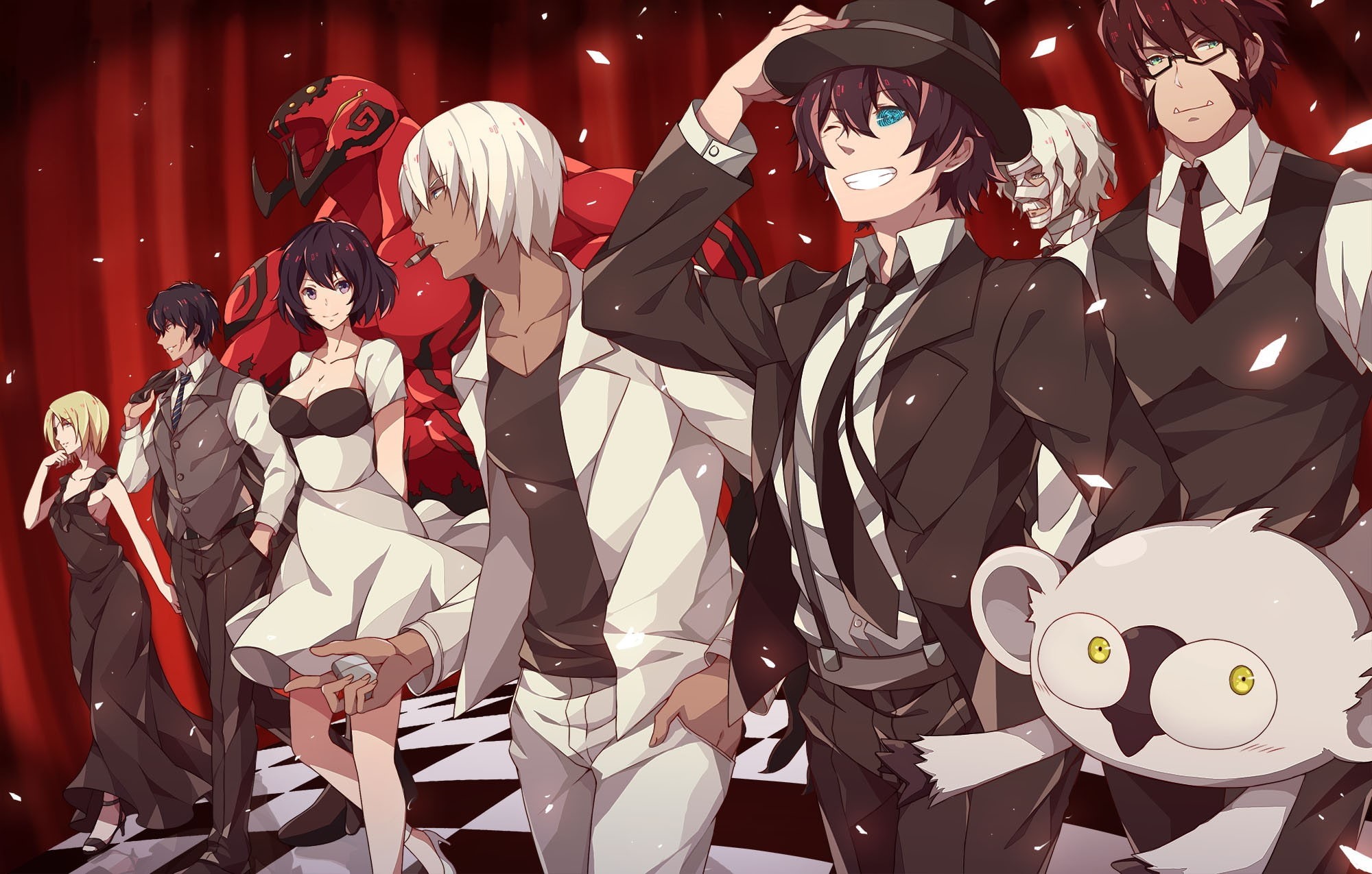 Klaus V. Reinherz, Gilbert F. Altstein, Kekkai Sensen, Chain Sumeragi, Leonardo Watch, 1080P, K. K., Zapp Renfro, HD Wallpaper