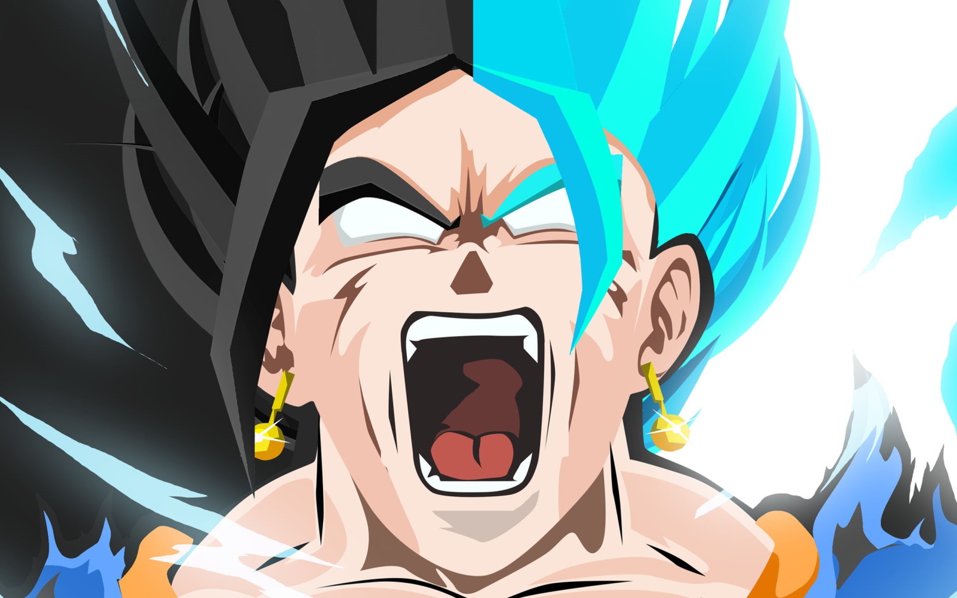 Dragon Ball, Dragon Ball Super, 1080P, Vegito (Dragon Ball), Super Saiyan Blue, HD Wallpaper