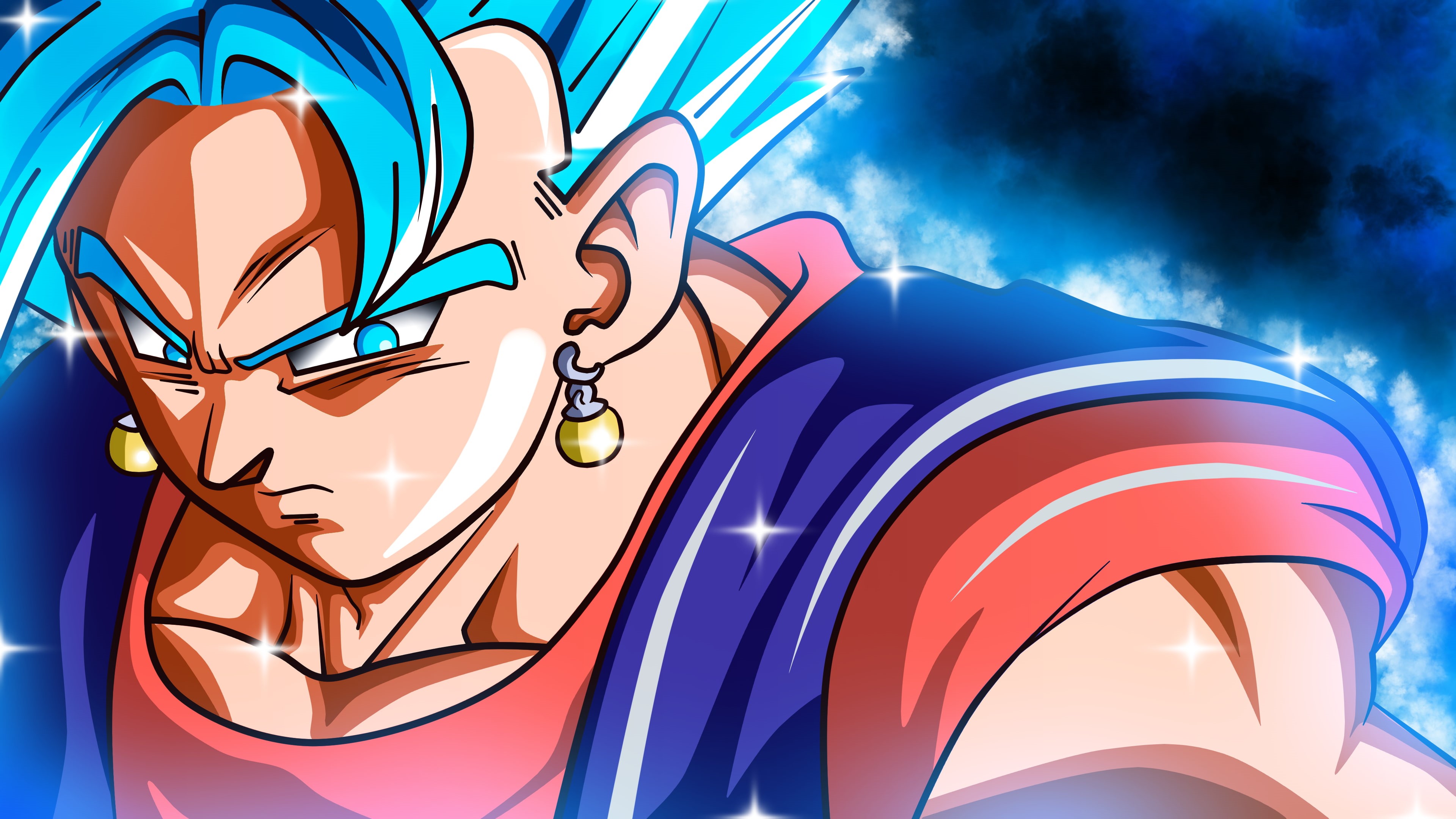 4K, Vegito (Dragon Ball), Dragon Ball Super, Dragon Ball, SSGSS Vegito, HD Wallpaper
