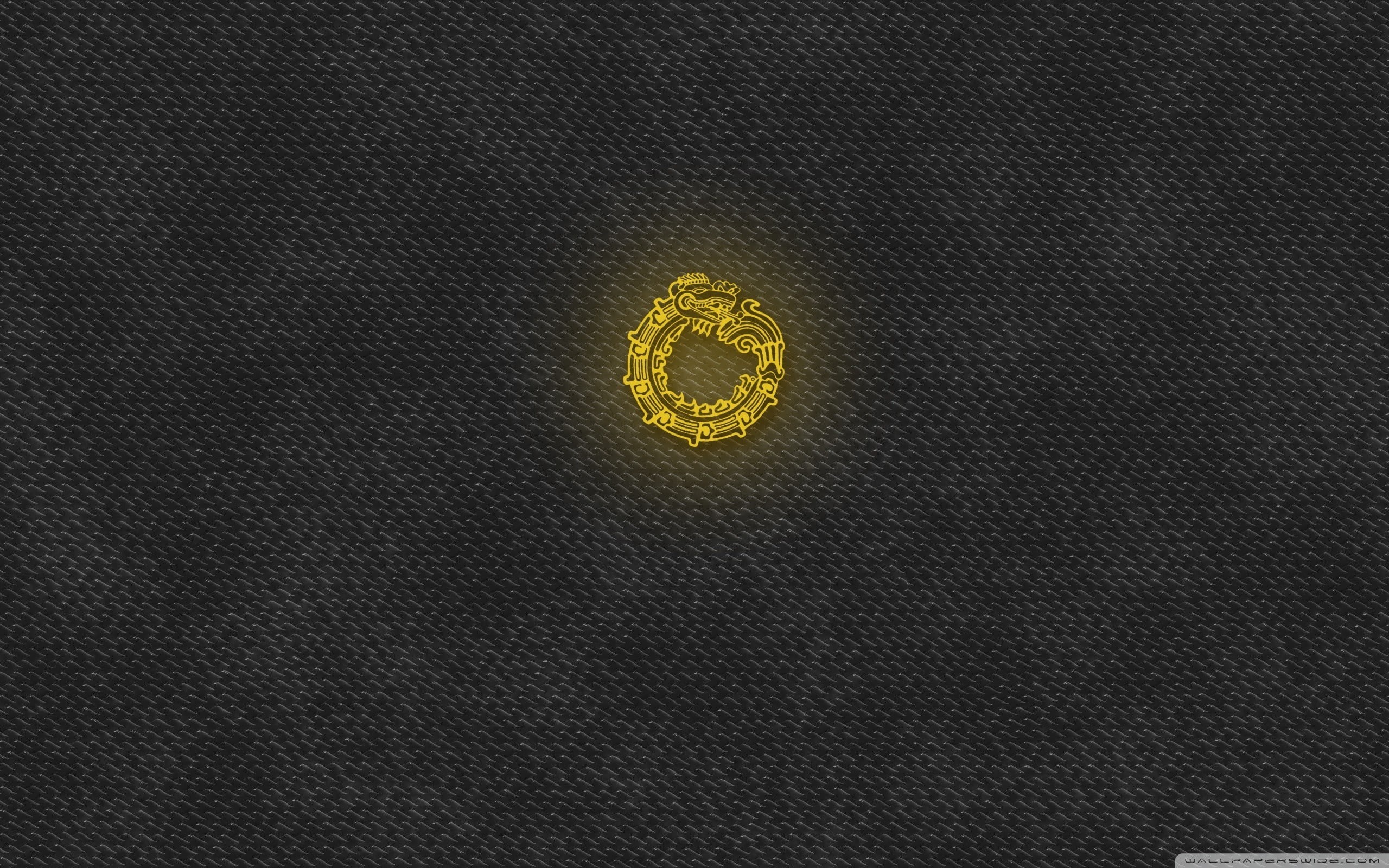 gold colored, no people, text, communication, symbol, circle, geometric shape, textile, metal, sign, yellow, 2K, backgrounds, black color, indoors, close-up, HD Wallpaper