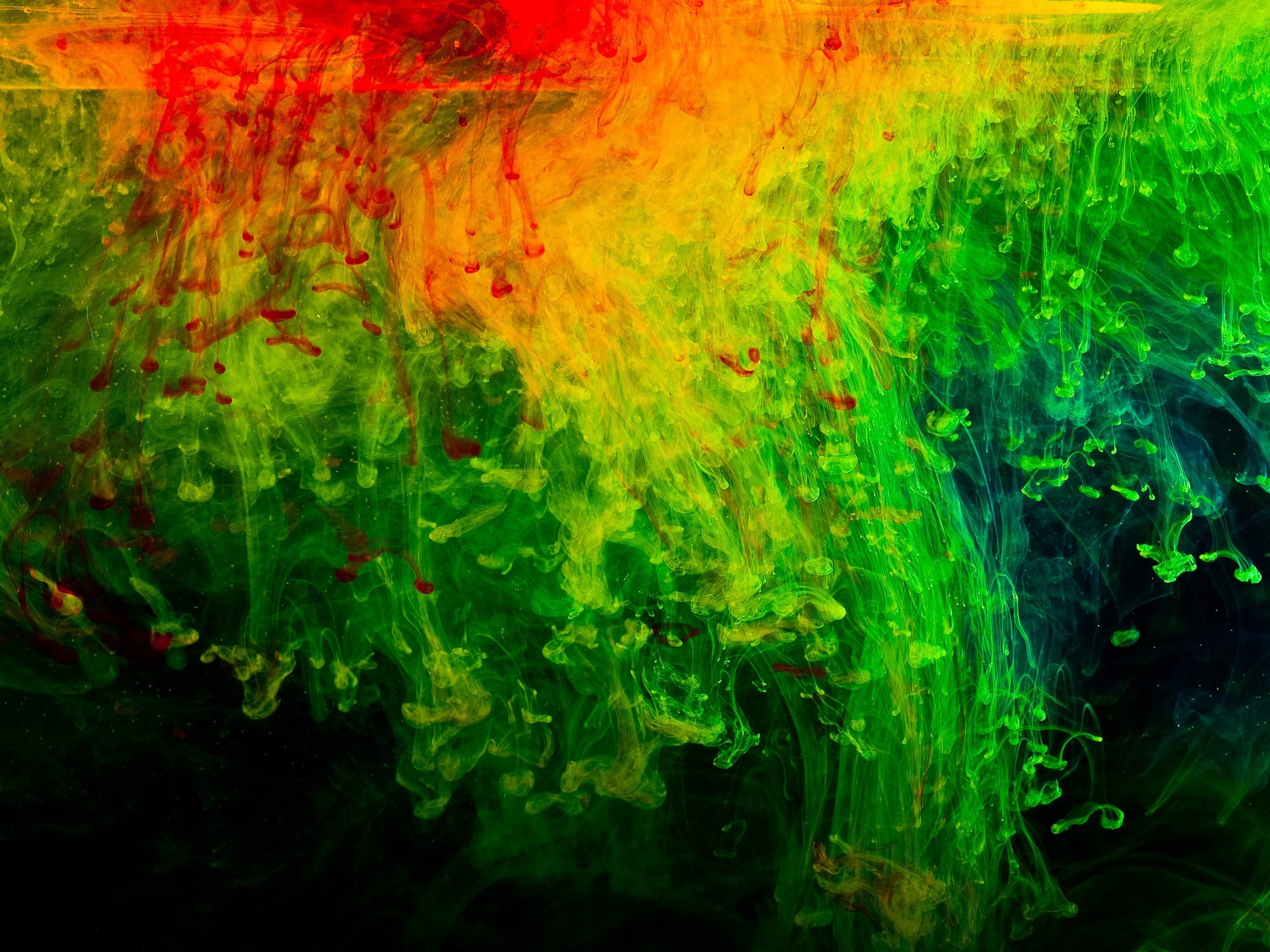Red, Green, Texture, Background, Abstraction, 2K, HD Wallpaper