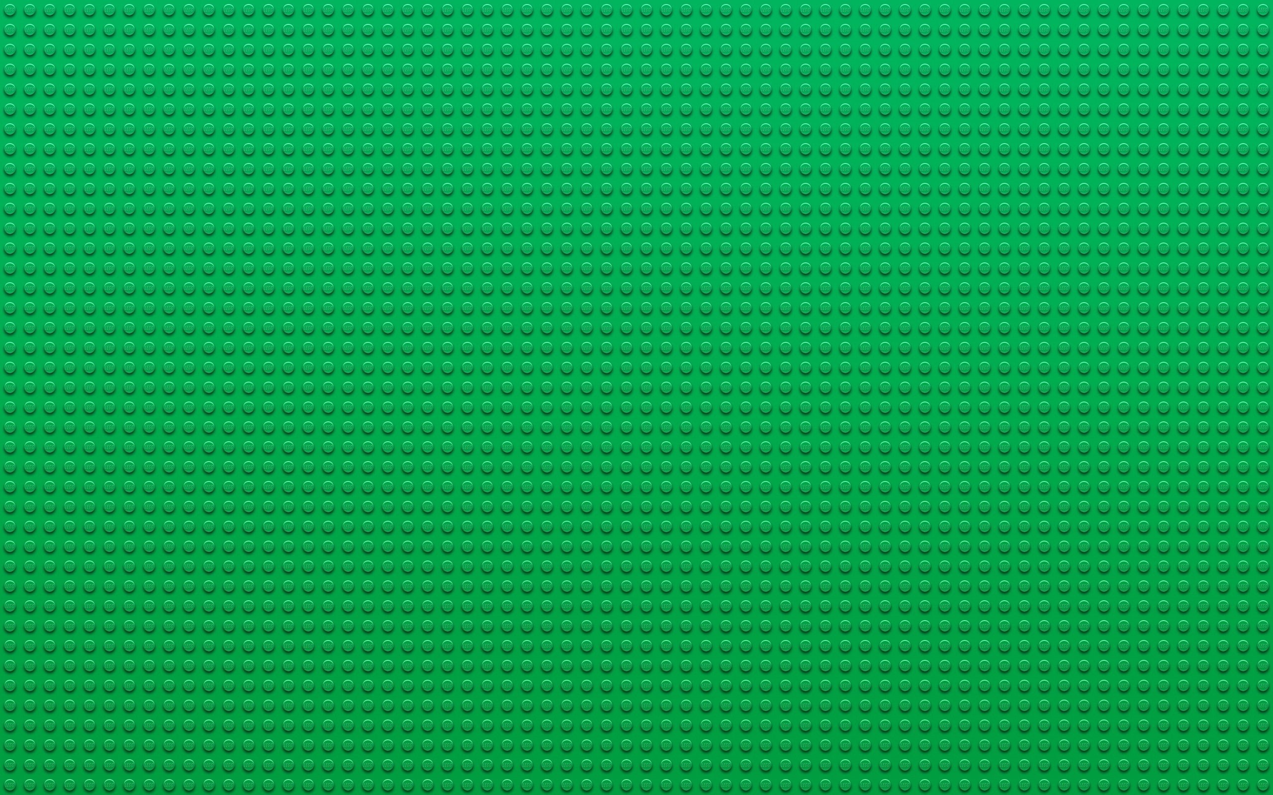 green, lego, 2K, points, circles, HD Wallpaper
