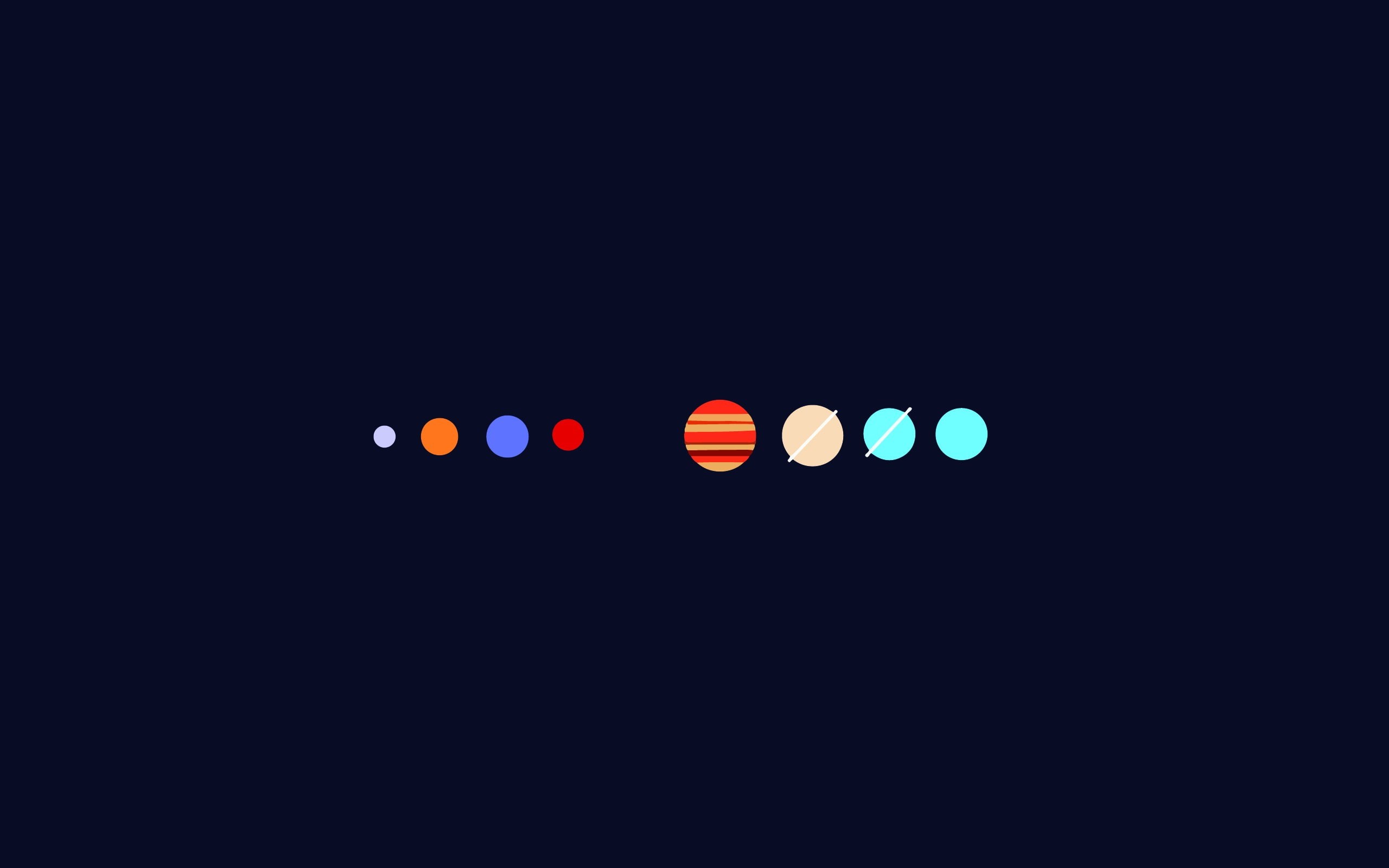 red, 2K, purple, minimalist, green, illustration, circles, dotted, HD Wallpaper