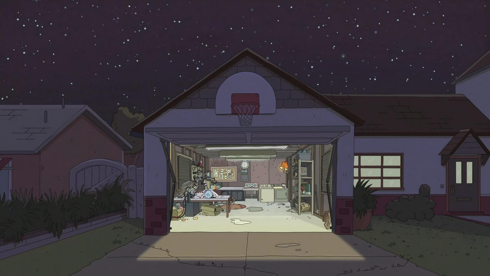 Rick and Morty, 1080P, Rick Sanchez, landscape, fan art, HD Wallpaper