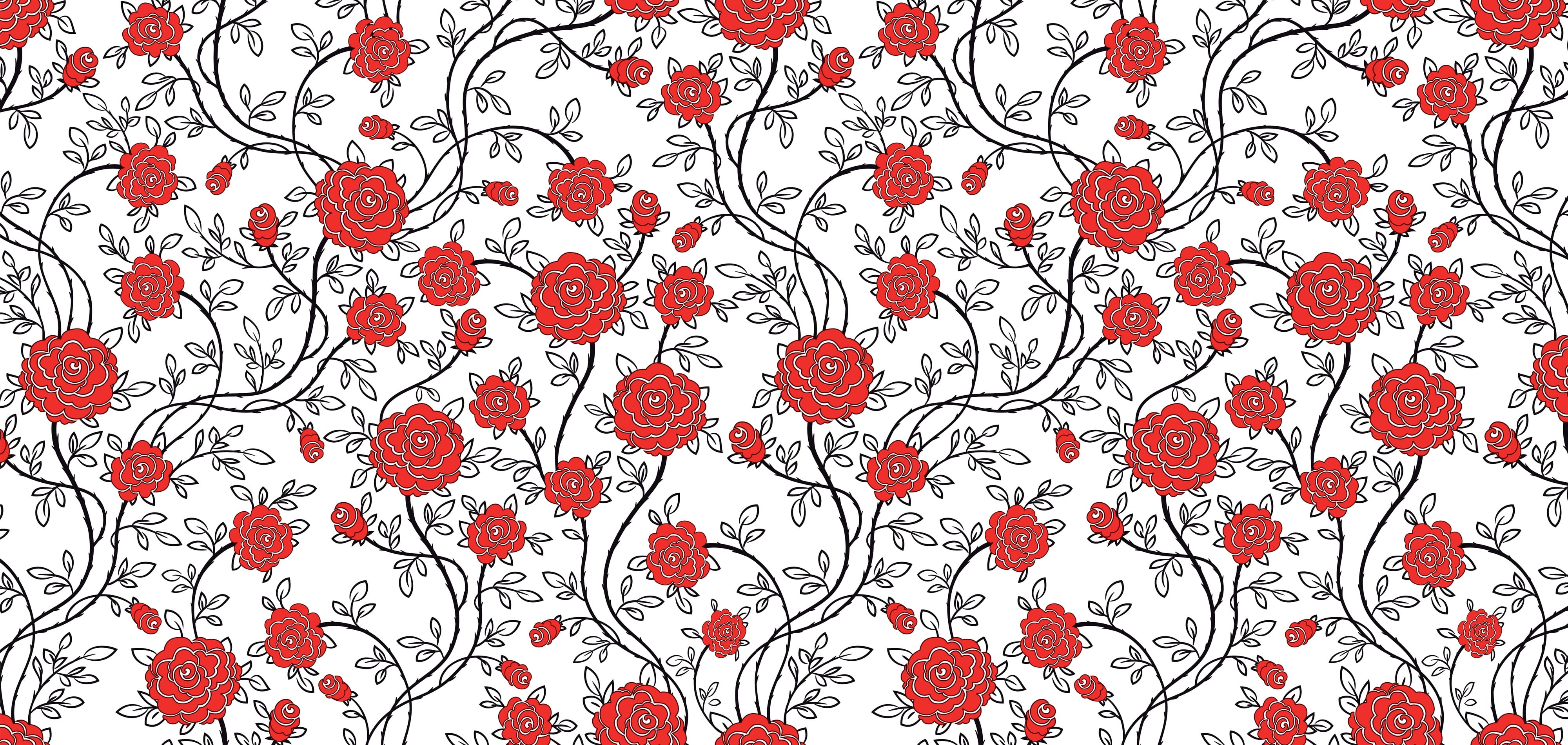 snowing, flower, textured, red, 4K, no people, rag, old-fashioned, summer, computer Graphic, season, indoors, plant, elegance, roses, decoration, branch, HD Wallpaper