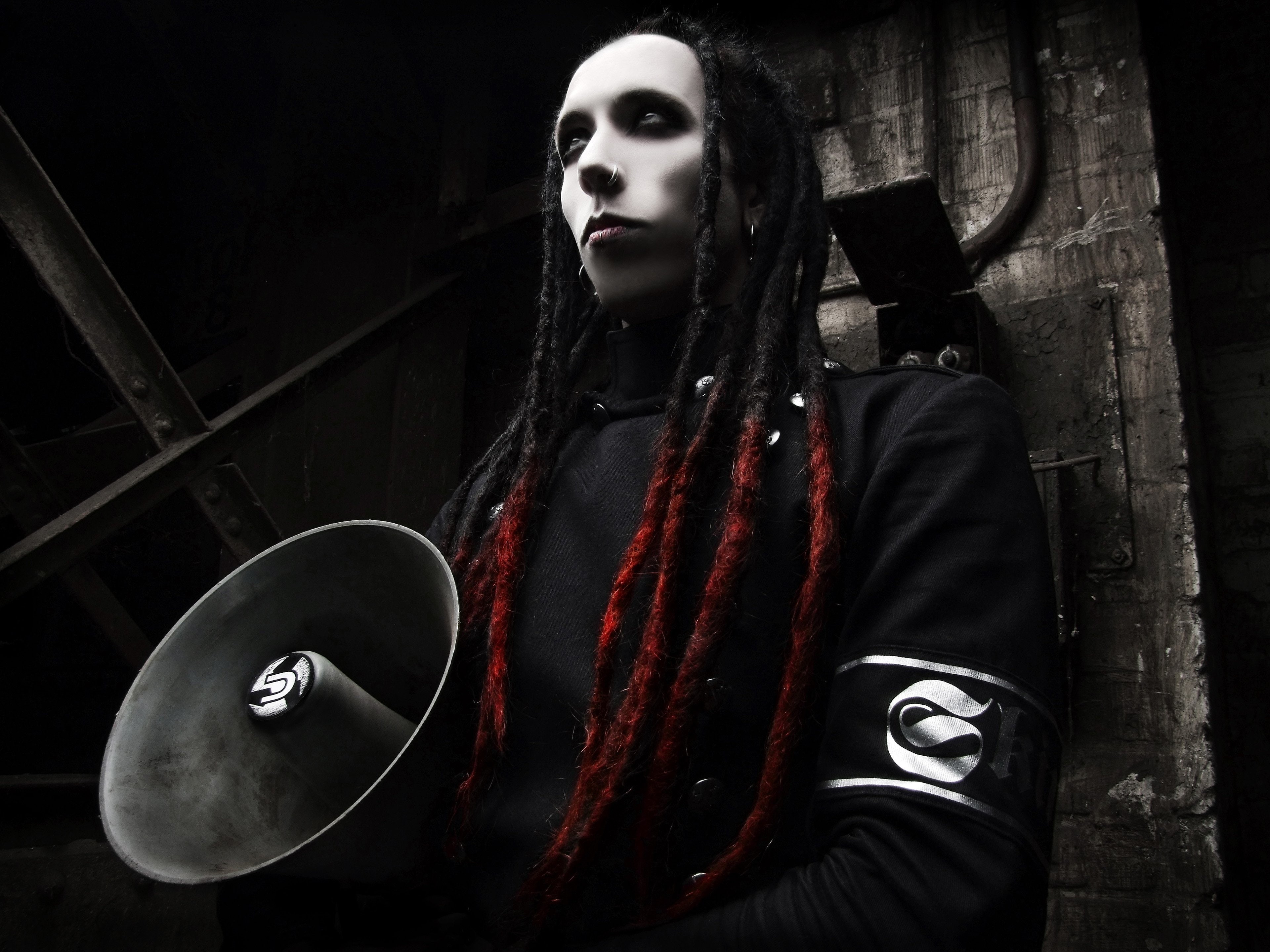 industrial, deathstars, gothic, heavy, 4K, metal, HD Wallpaper