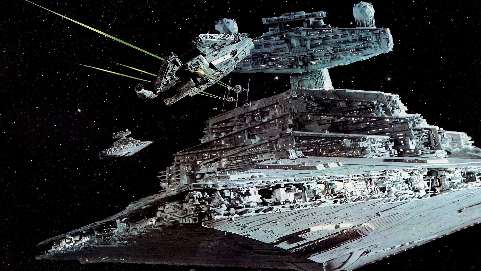 1080P, Star Wars, Star Destroyer, Star Wars Episode V: The Empire Strikes Back, HD Wallpaper
