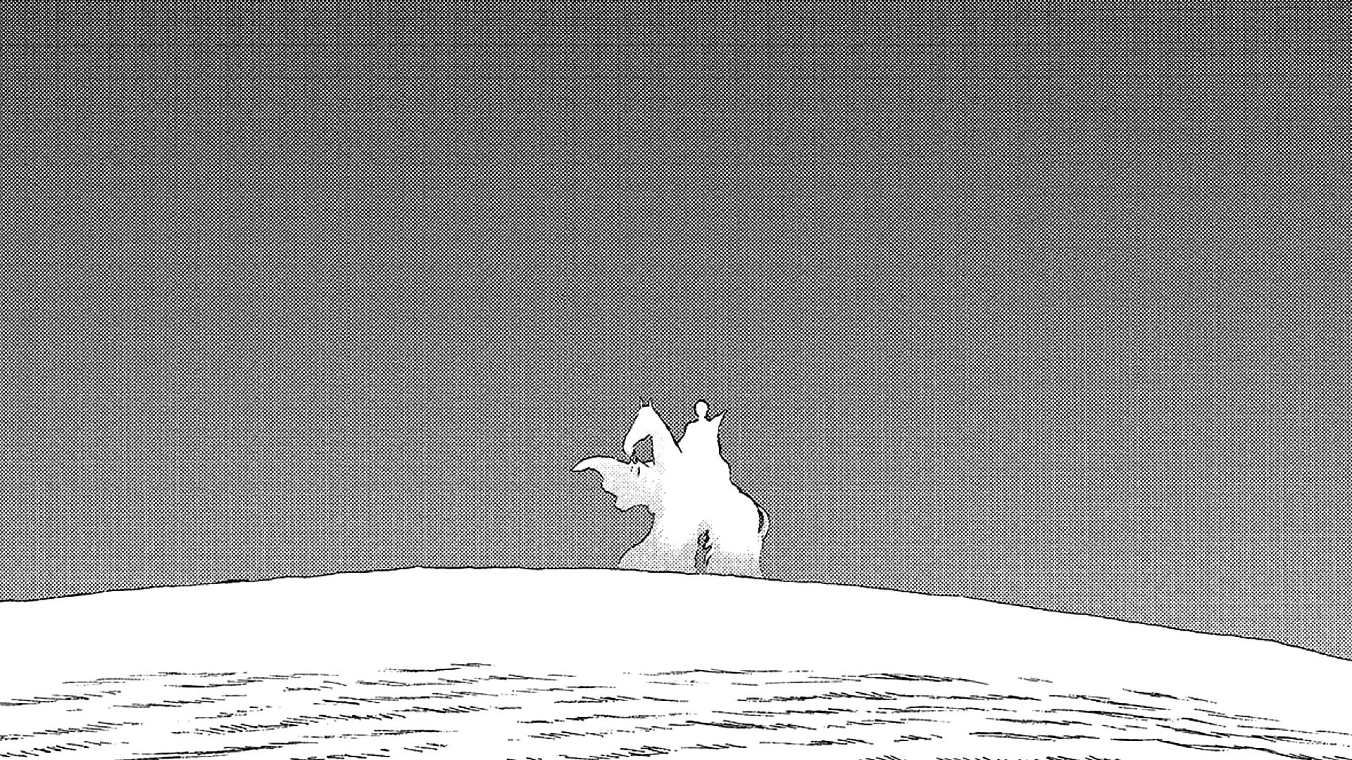 one animal, no people, vertebrate, standing, domestic, day, Kentaro Miura, dog, cold temperature, mammal, winter, manga, animal themes, pets, snow, full length, HD Wallpaper