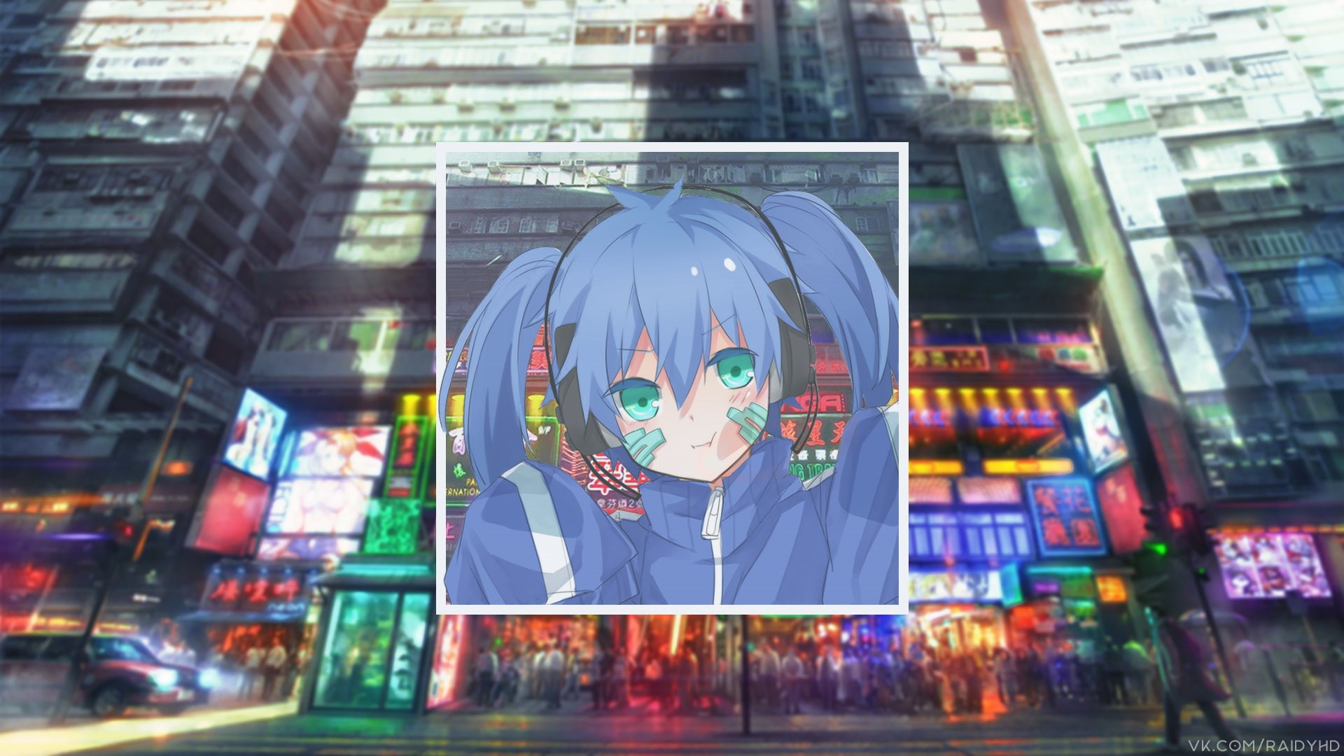 picture-in-picture, Kagerou Project, anime, Takane Ene, 1080P, Mekakucity  Actors, anime girls, HD Wallpaper
