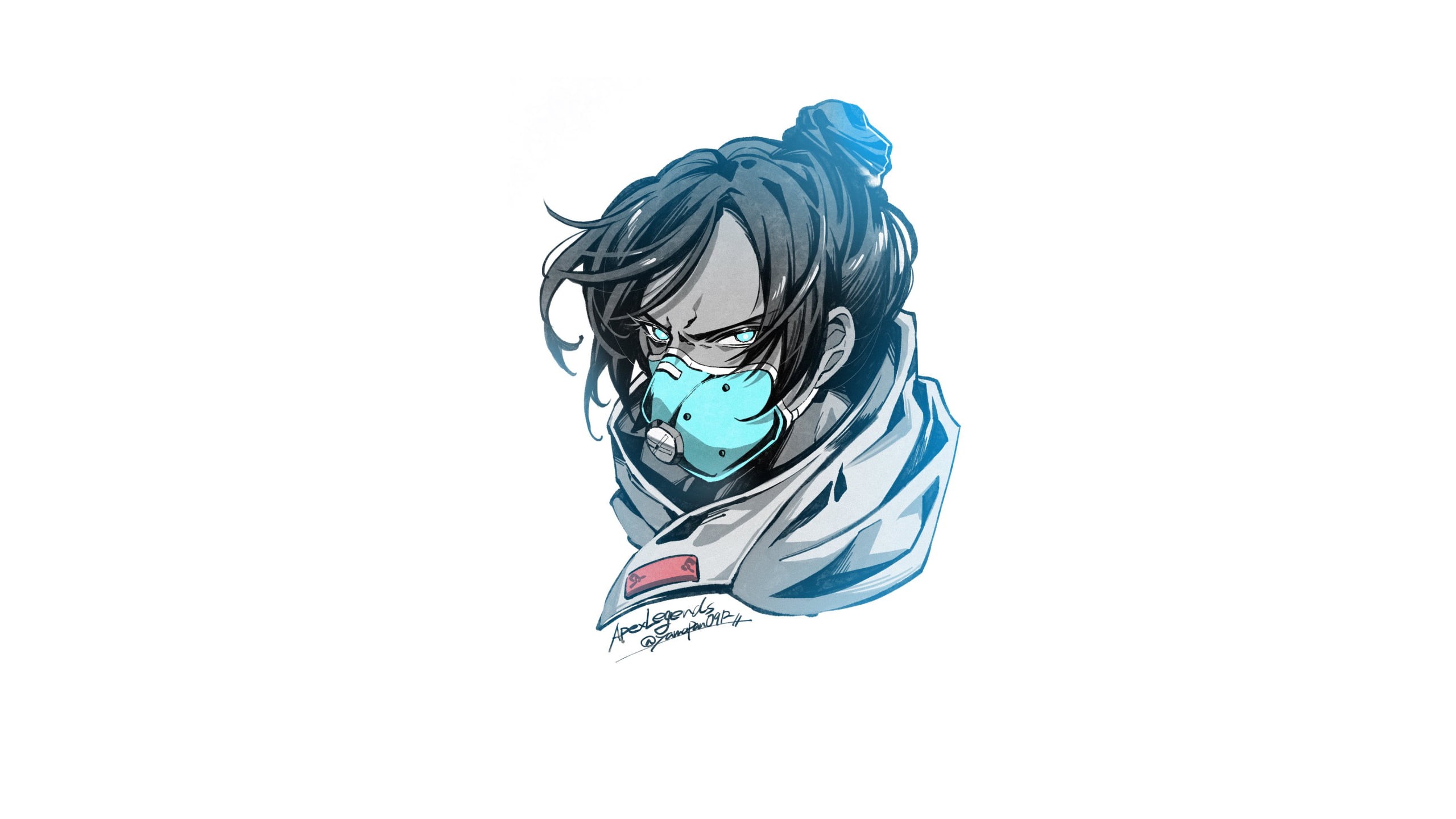 Apex Legends, 2K, https://www.pixiv.net/en/users/3584828, Wraith (Apex Legends), black hair, HD Wallpaper