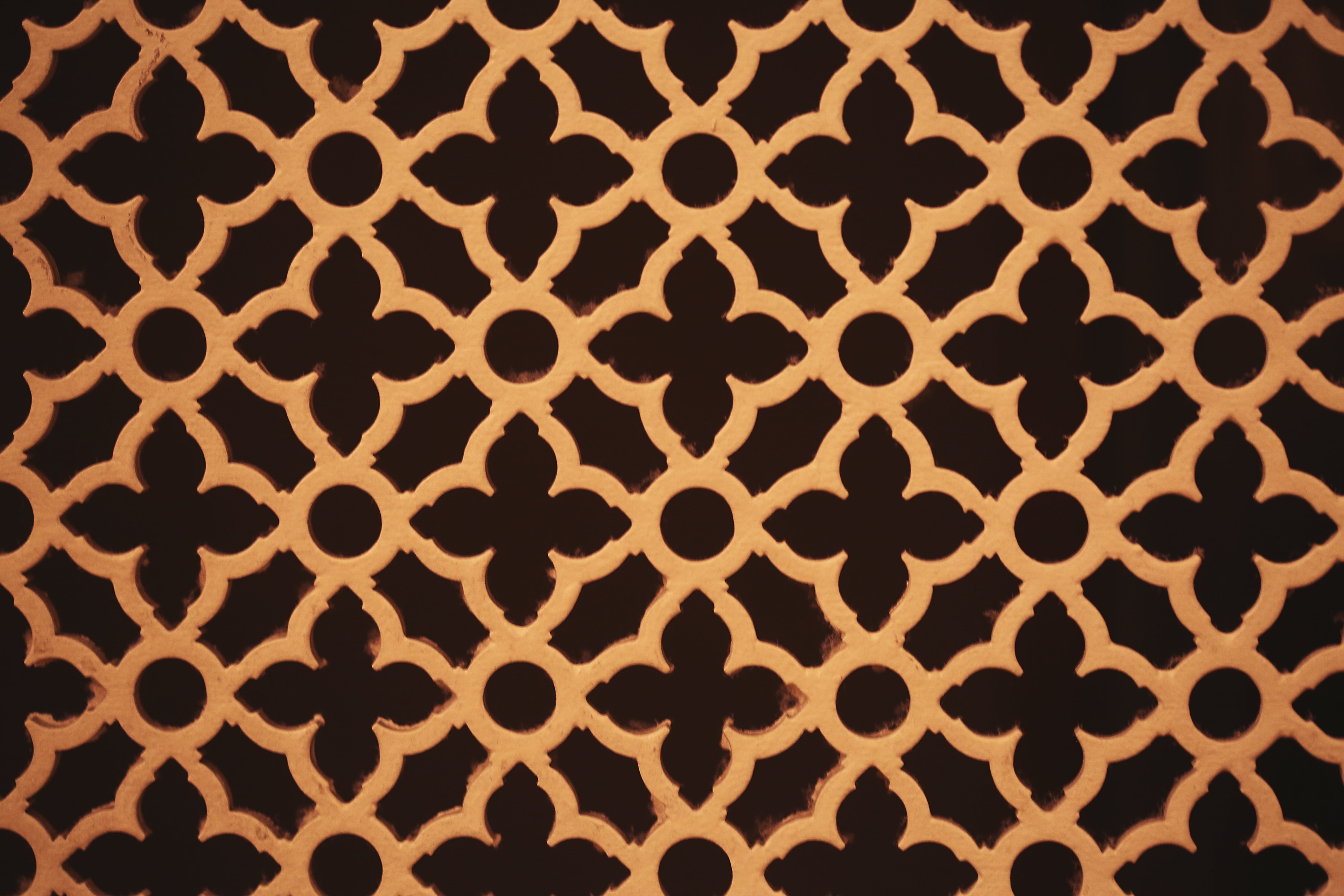 patterns, woody, woods, ornate, designs, blooms, flowers, close-up, indoors, black color, symmetry, repetition, full frame, retro, craft, metal, ornamental, HD Wallpaper