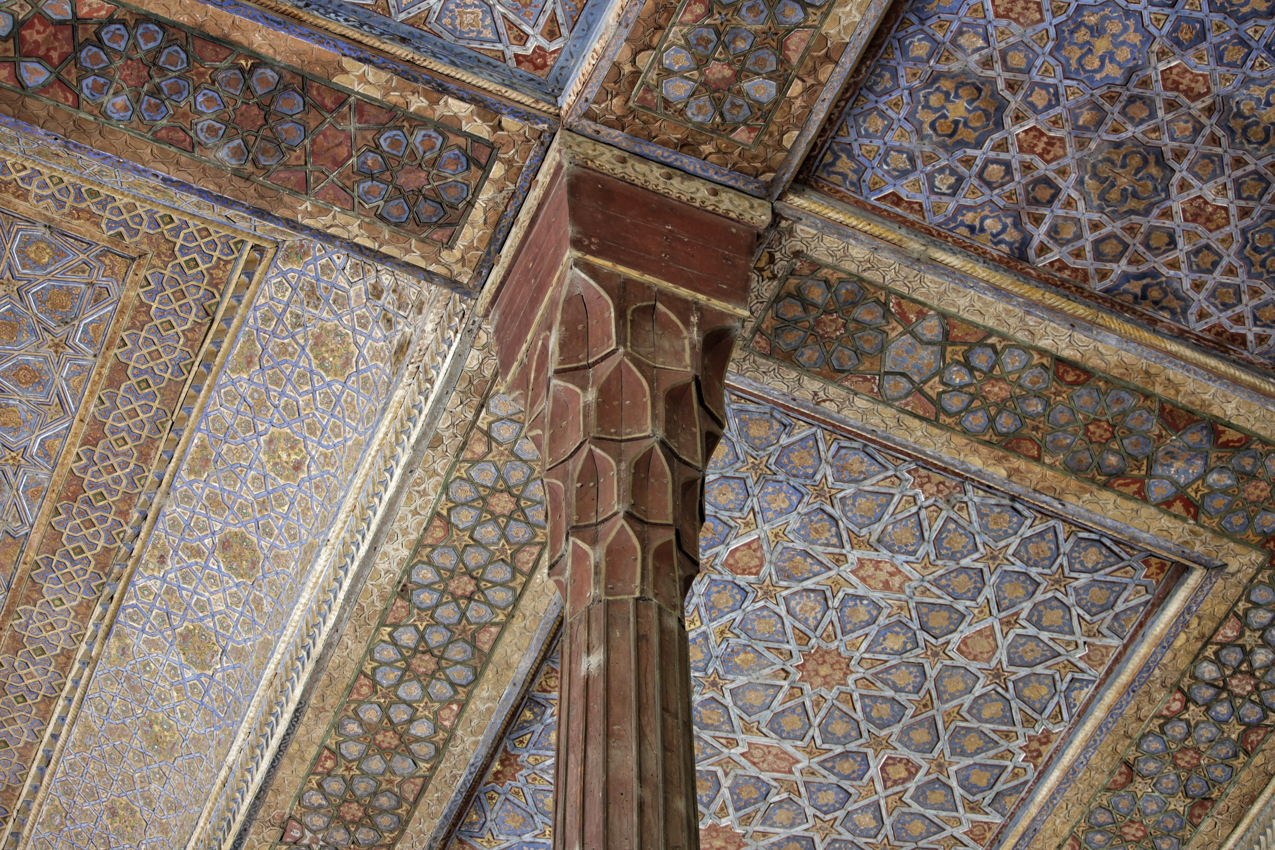 place of worship, no people, design, architecture, decoration, history, ancient, travel, iran, moorish, building, mosaic, wall, craft, castle, the past, HD Wallpaper