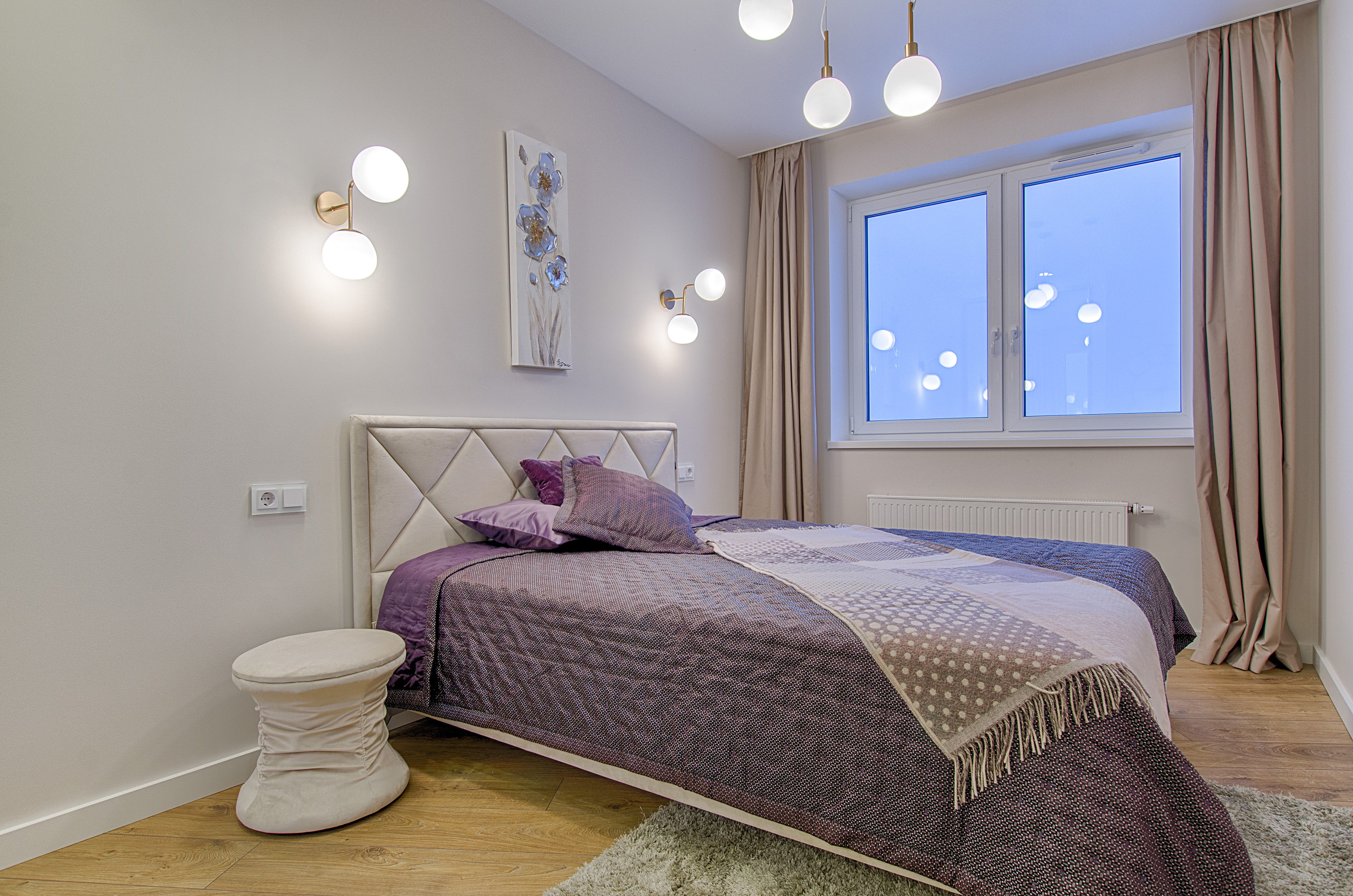 furniture, family, lighting equipment, light, interior, domestic room, bedroom, hotel, floor, design, indoors, room, flooring, bed, no people, cozy, pillows, HD Wallpaper