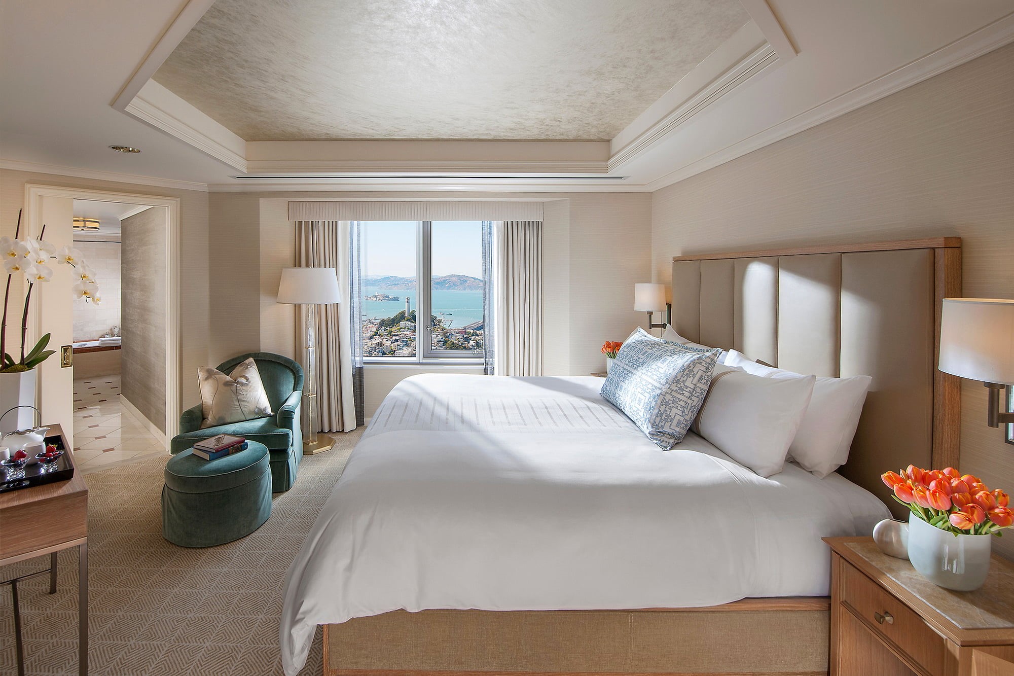 curtain, bedding, comforter, luxury, bedroom, headboard, window, flowers, inside Of, hotel, blanket, style, cozy, carpet - Decor, residential District, HD Wallpaper