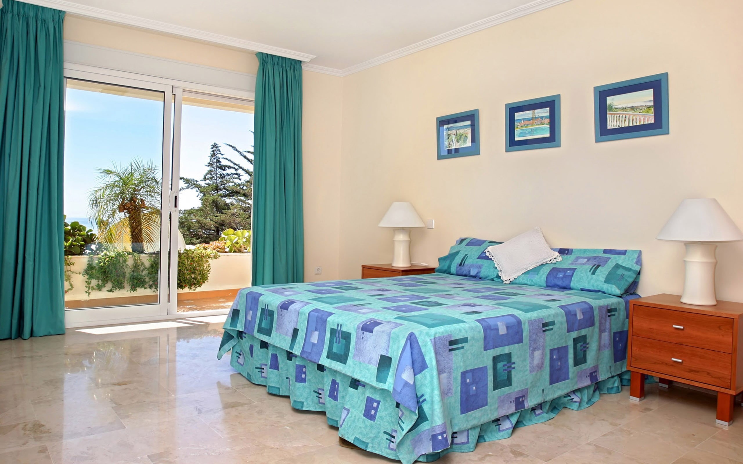 blanket, window, set, modern, sheet, design, comfortable, residential Building, domestic Room, wood - Material, white, flooring, blue, teal, furniture, HD Wallpaper