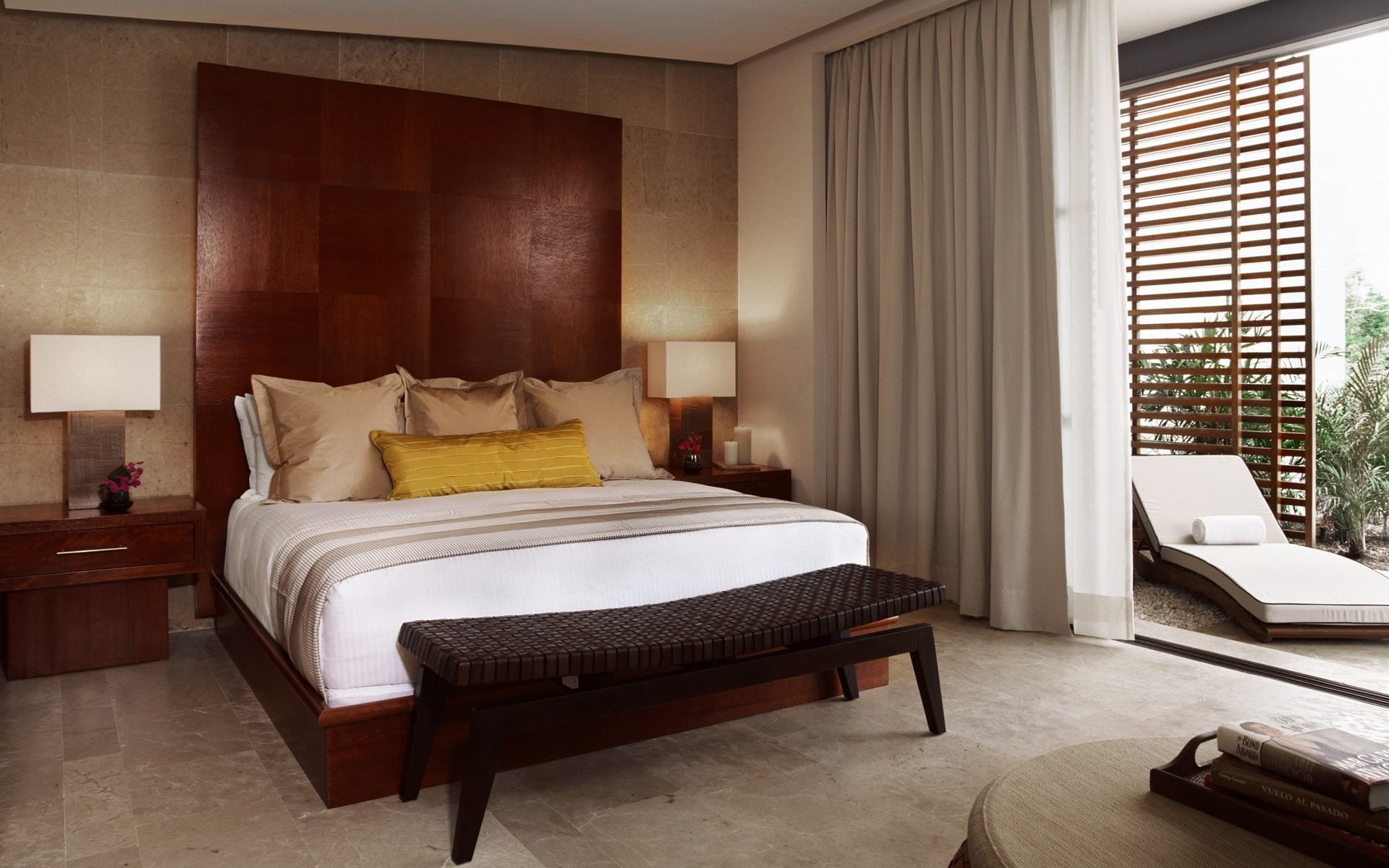 chair, architecture, double Bed, building, hotel Suite, luxury, absence, interior, flooring, curtain, hotel, wall - Building Feature, domestic Room, decoration, HD Wallpaper